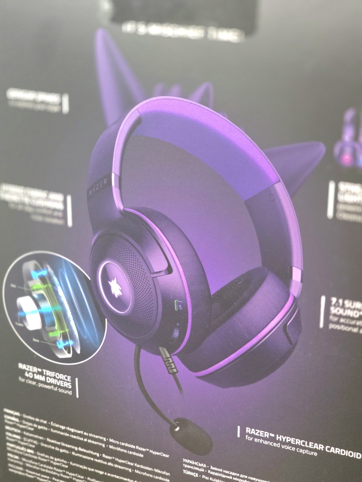 Razer Kraken Kitty V2 – Pokemon Gengar Limited Edition Headset