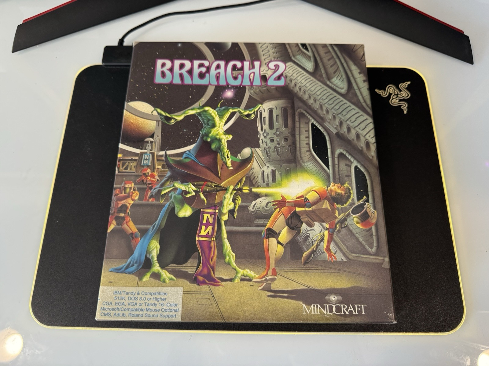 Breach 2 Mindcraft Game – (IBM, 1990) 3.5” Floppy – Big Box PC Computer Game