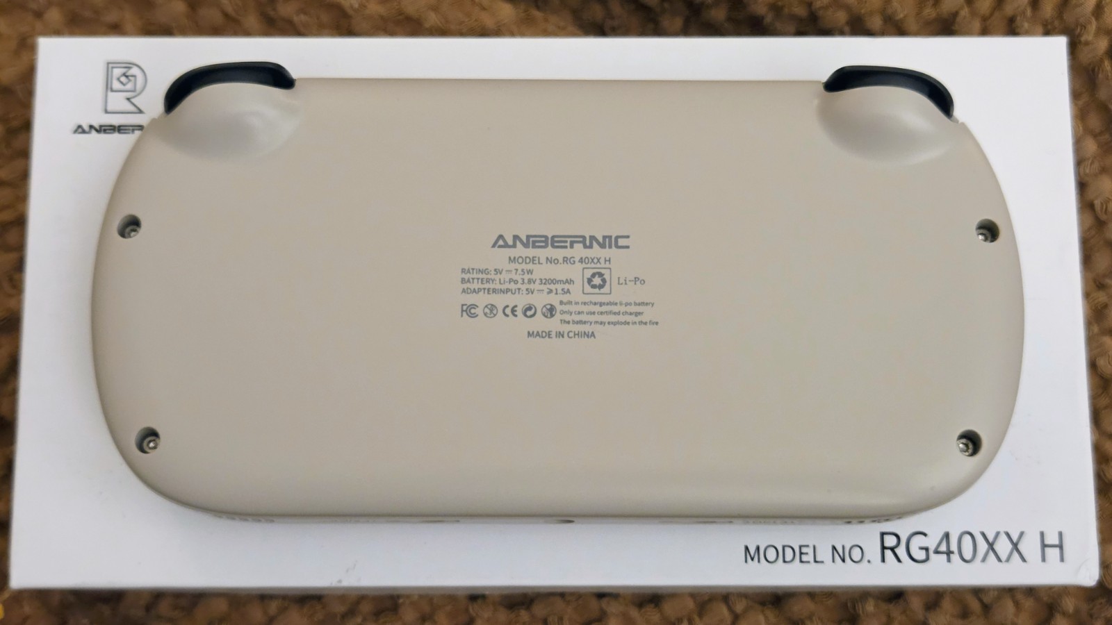 Anbernic RG40XX H Gray Retro Handheld Gaming Console