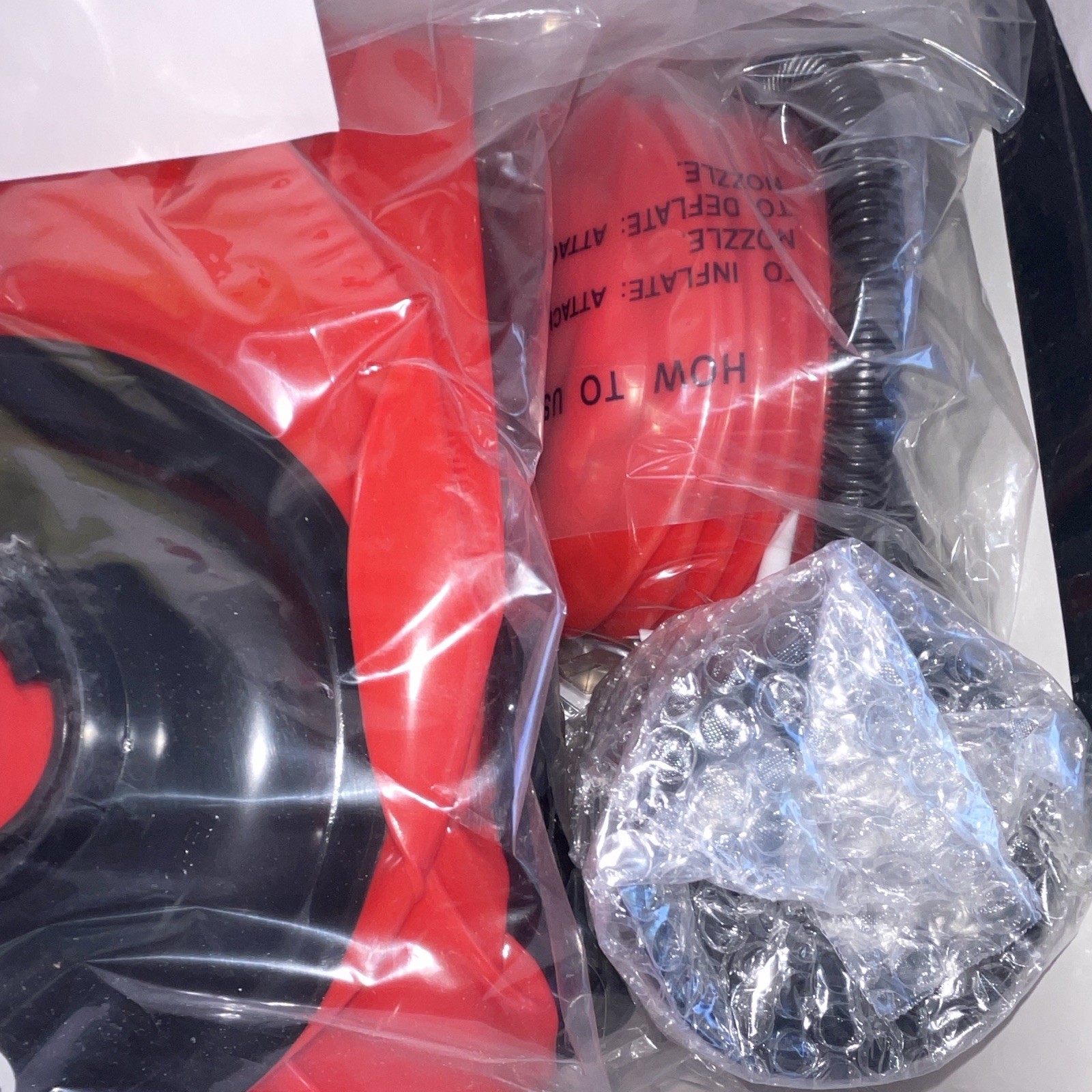 CTA Inflatable Kart Racing Wheel for Nintendo Wii WI-RACER Red/Black 45x28x11