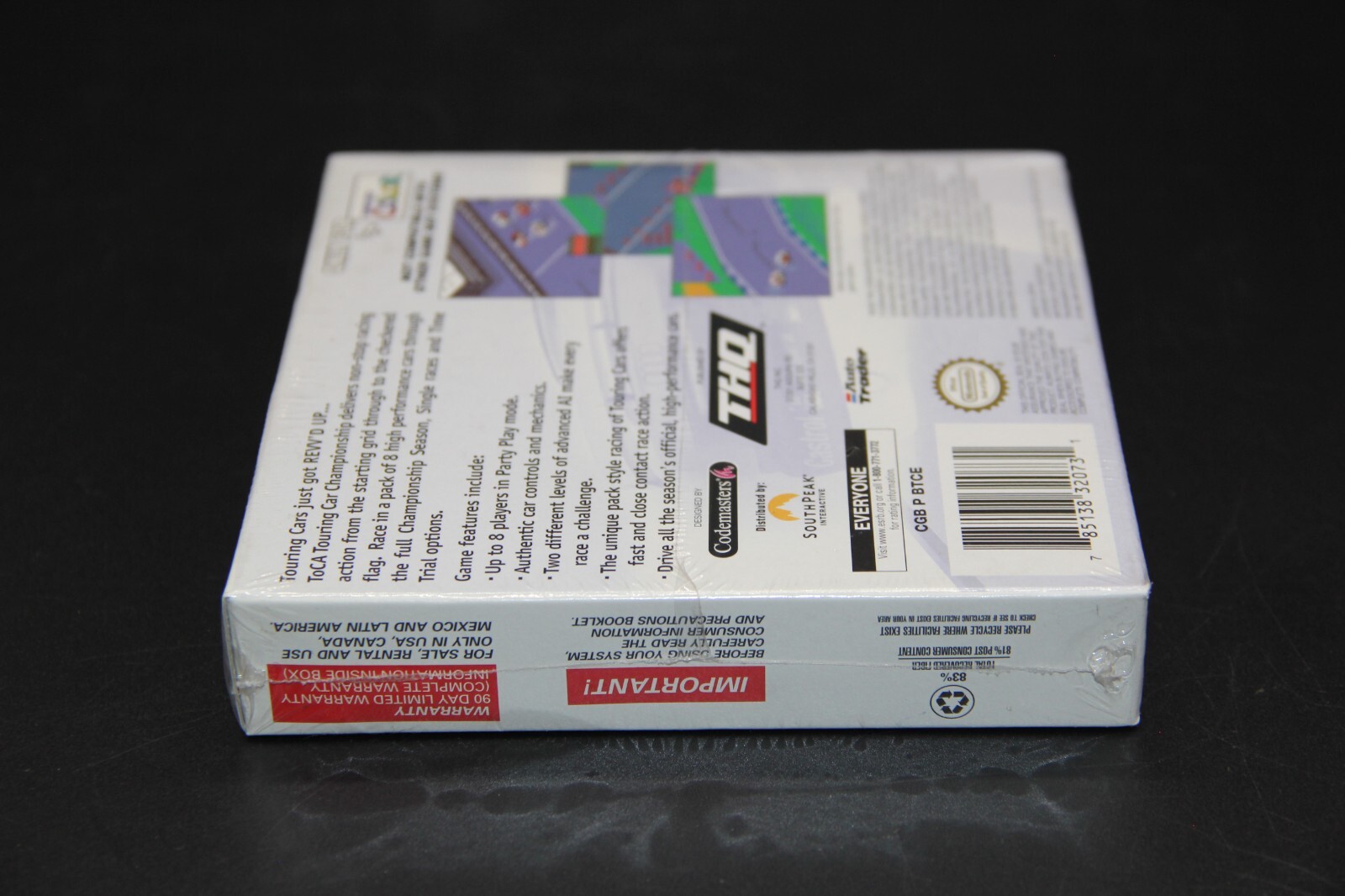 TOCA Touring Car Championship (GameBoy Color, GBC, 2000) New Sealed