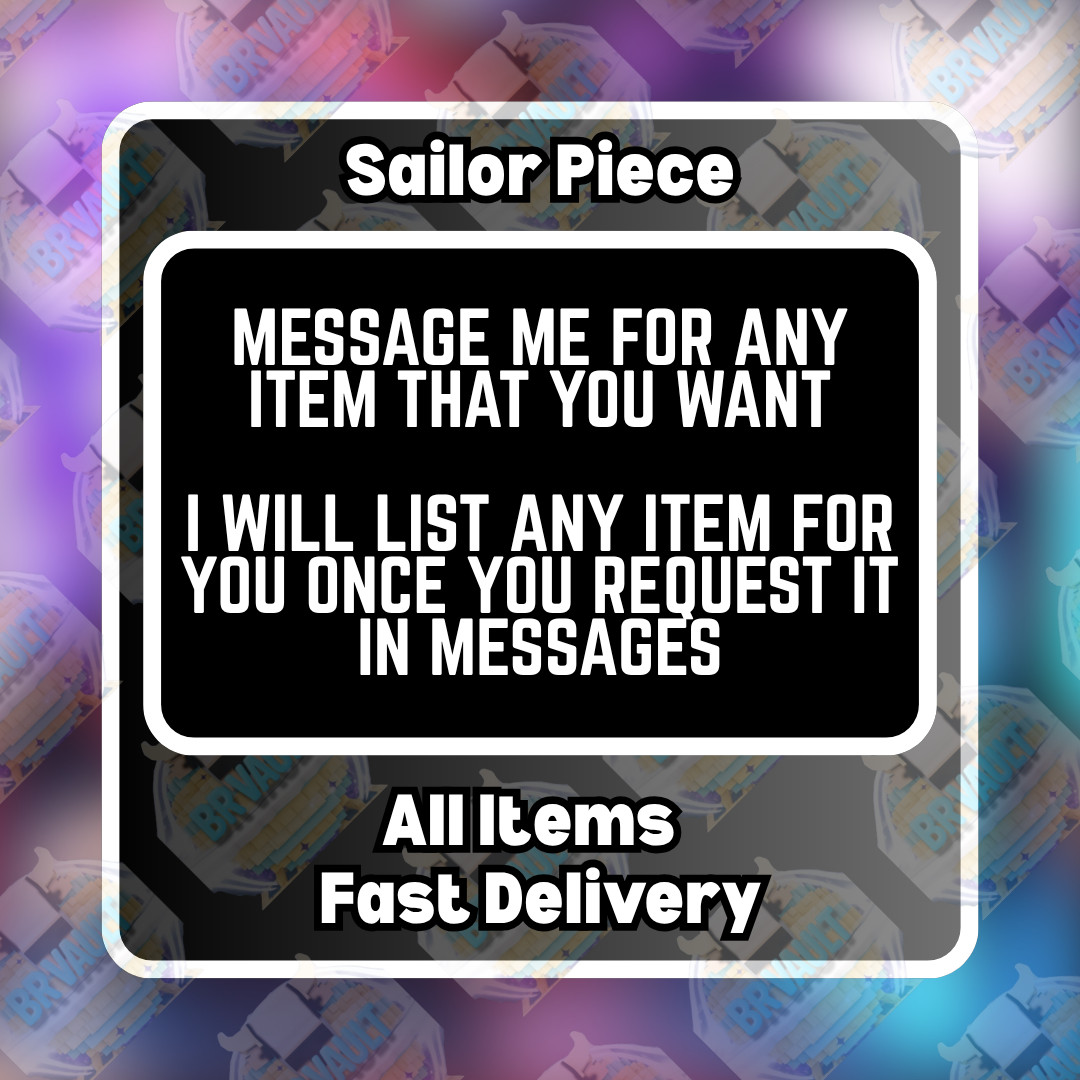 💸[CHEAPEST]💸 SAILOR PIECE🏴‍☠️ – ALL ITEMS |⚡FAST DELIVERY⚡