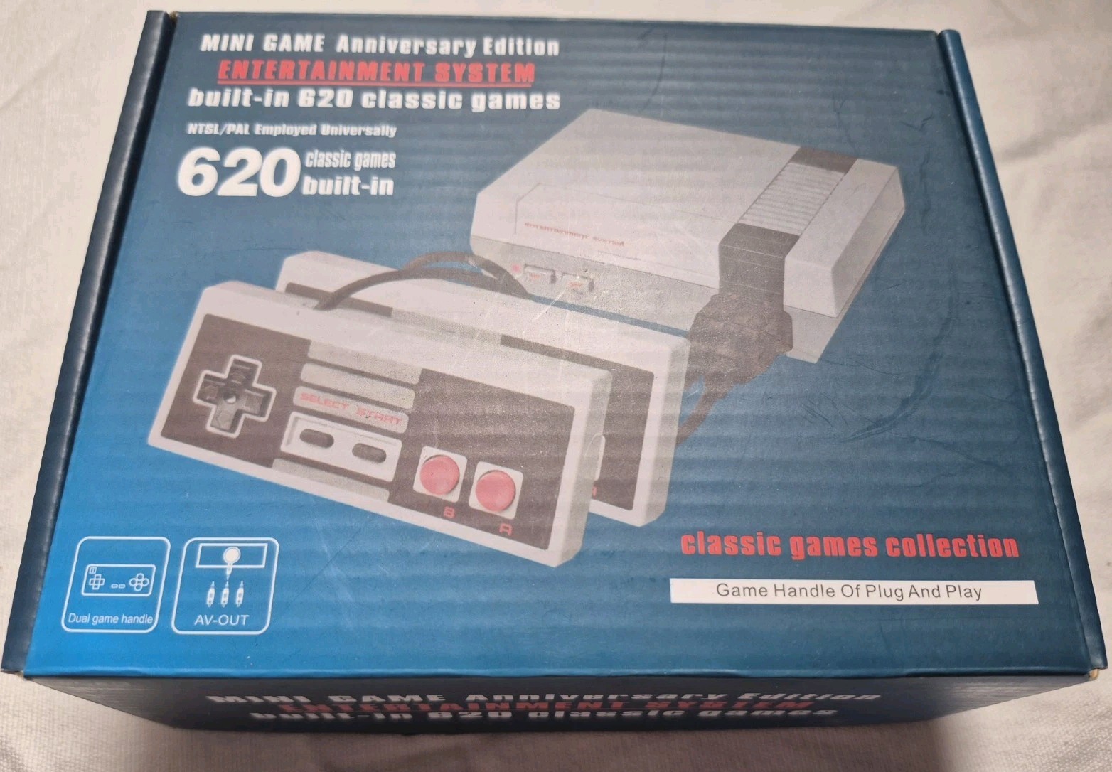 Mini Game Anniversary Edition 620 Classic Games Built-In Entertainment System