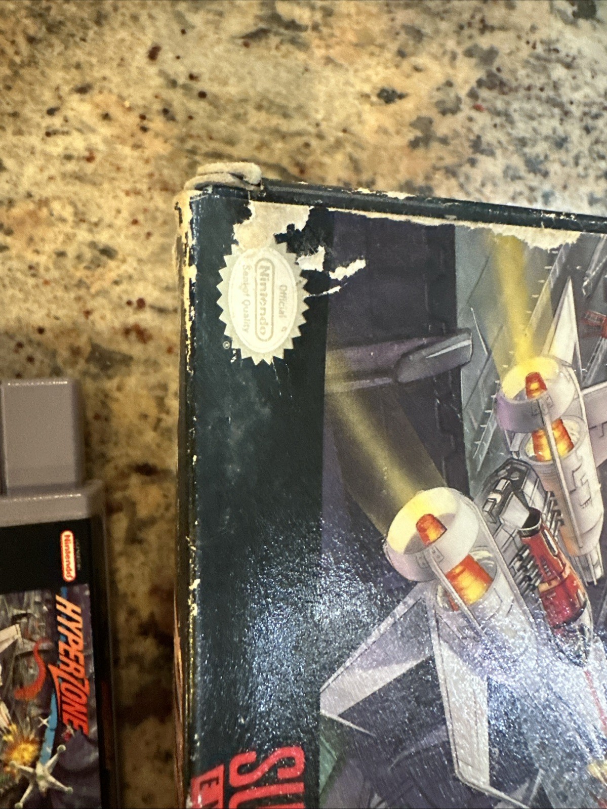 HyperZone (Super Nintendo SNES) Game & Box Beat Up