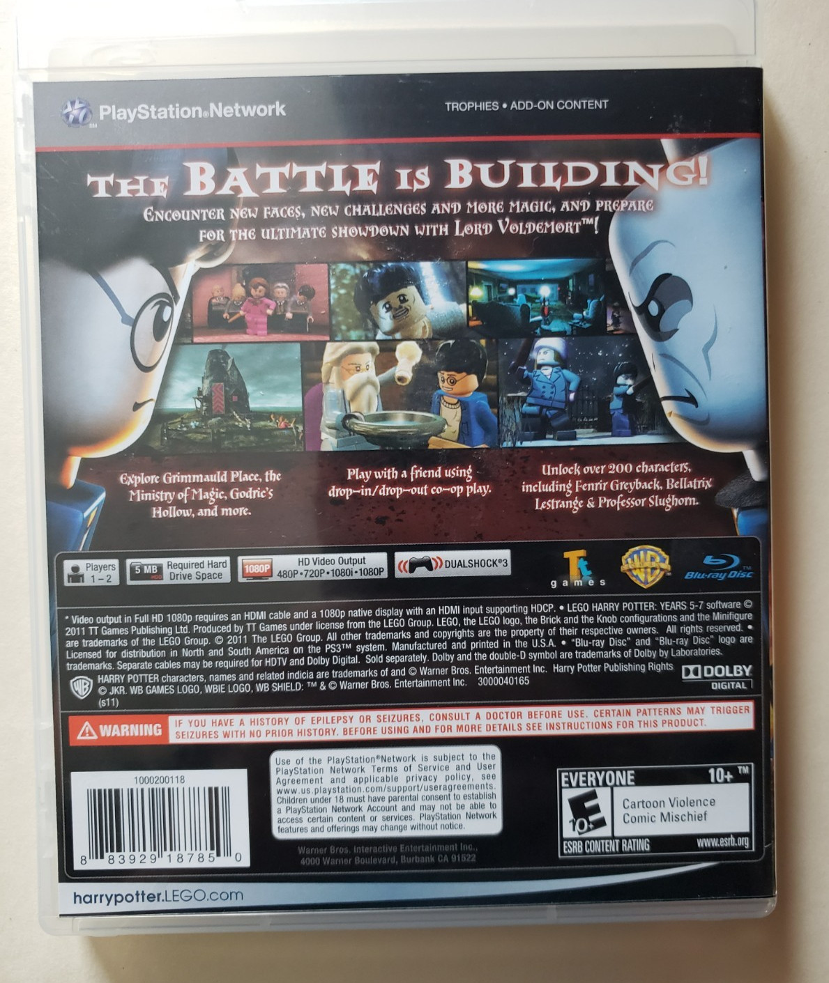 LEGO Harry Potter: Years 5-7 (Sony PlayStation 3)