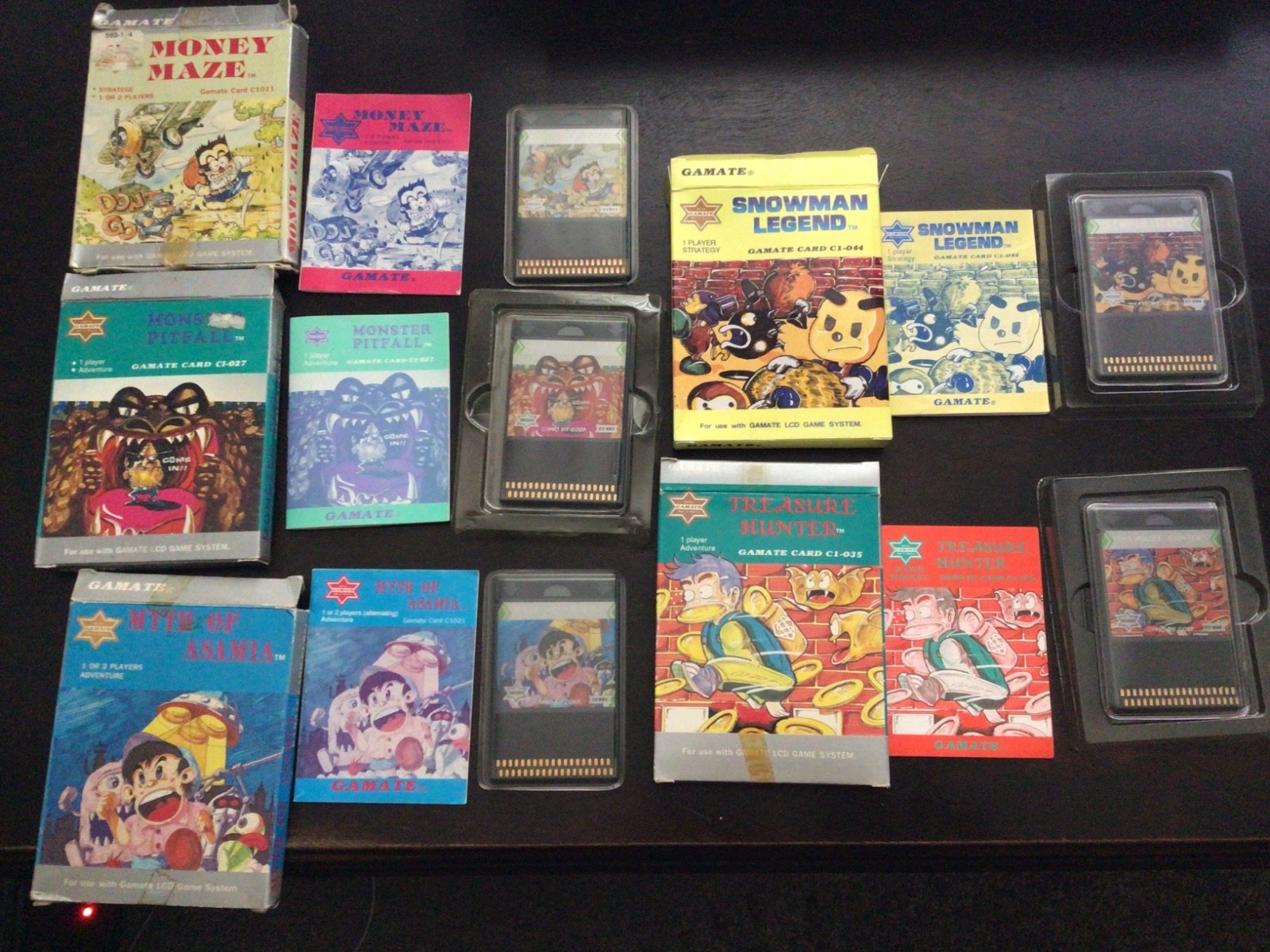 Alston Bit Corp Gamate System Rare USA Release CIB 13 Games & 4in1 Super Brick