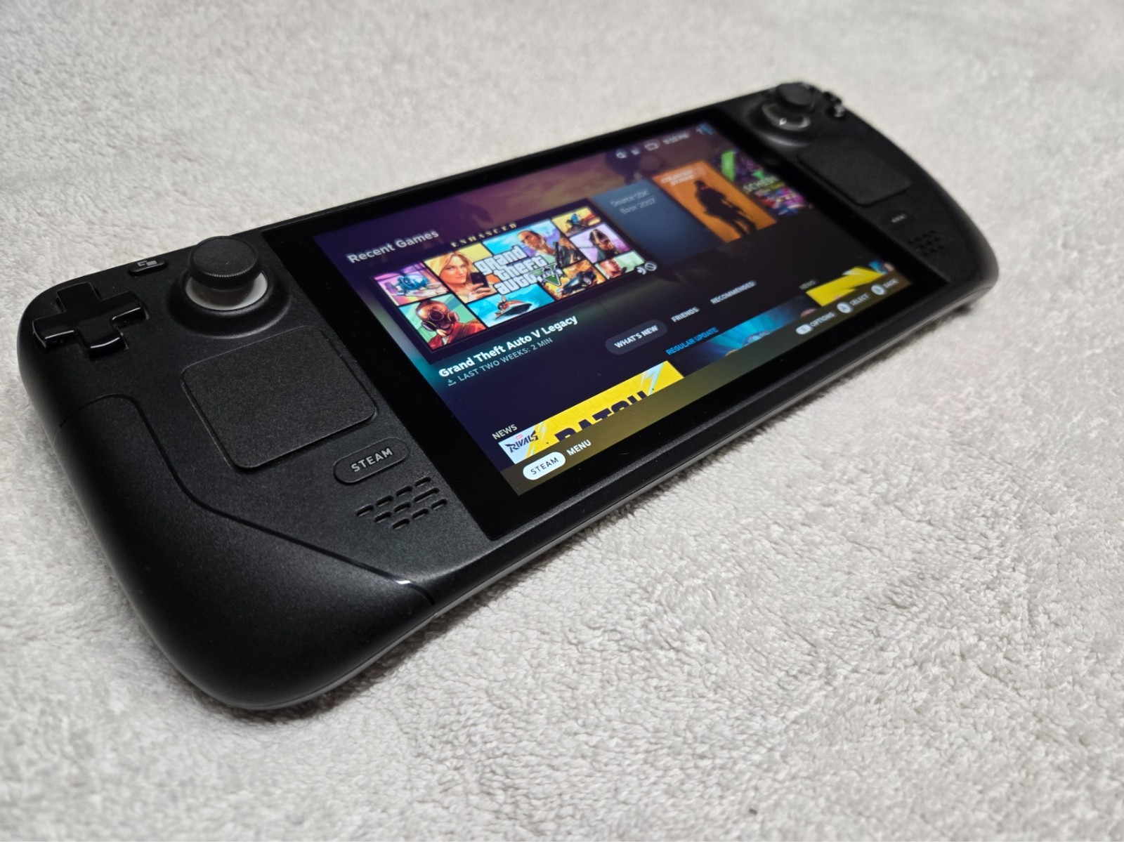 Valve Steam Deck 512GB Handheld Gaming Console – Case included, no charger