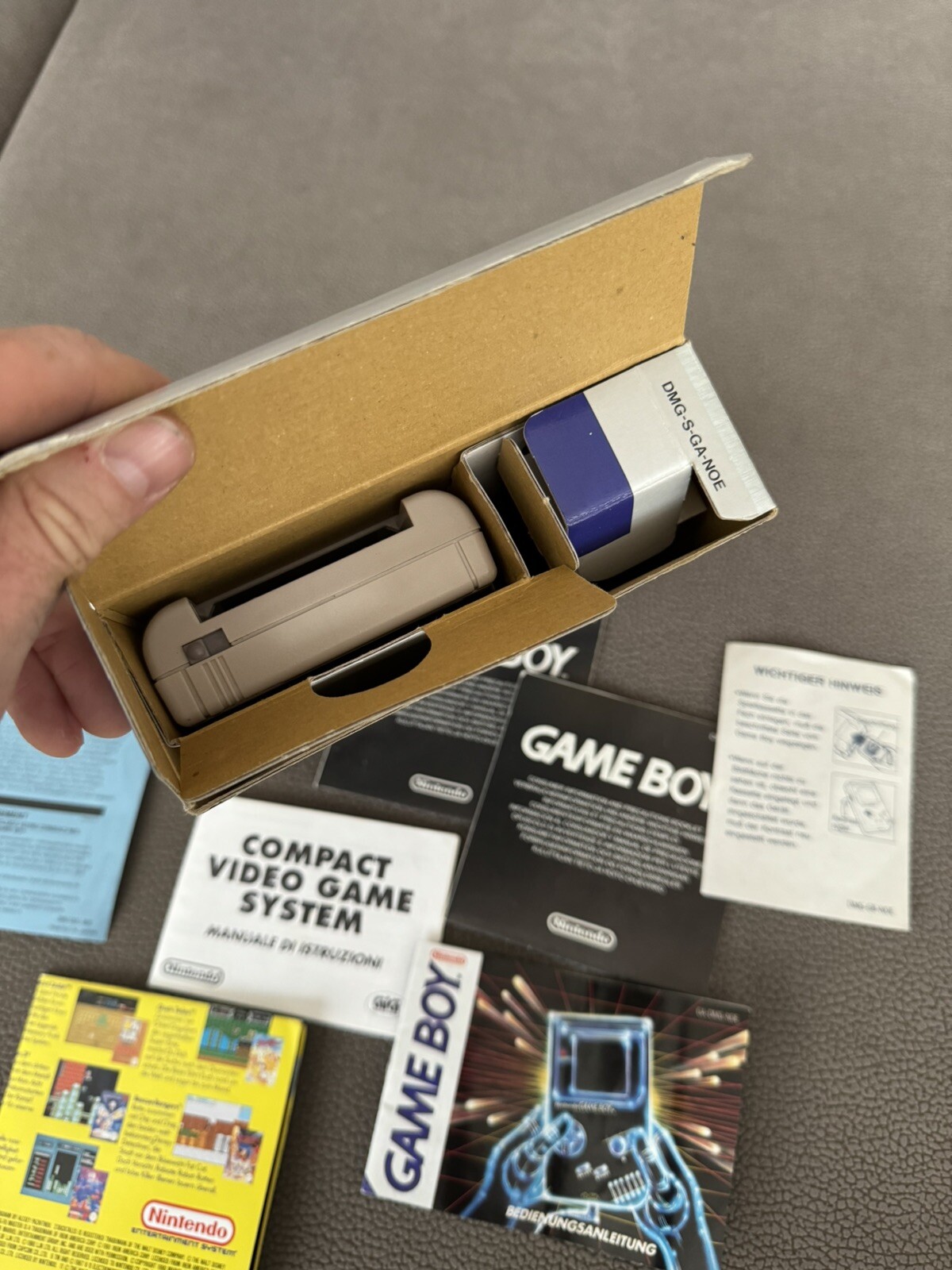 NINTENDO GAME BOY CLASSIC 1989 – 1a EDIZIONE! – GIG ITALIA IMPORT GER – COMPLETO