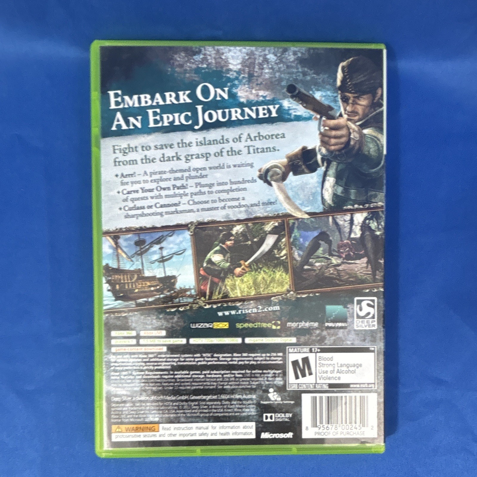 Deep Silver Risen 2: Dark Waters Xbox 360 CIB w/ Manual