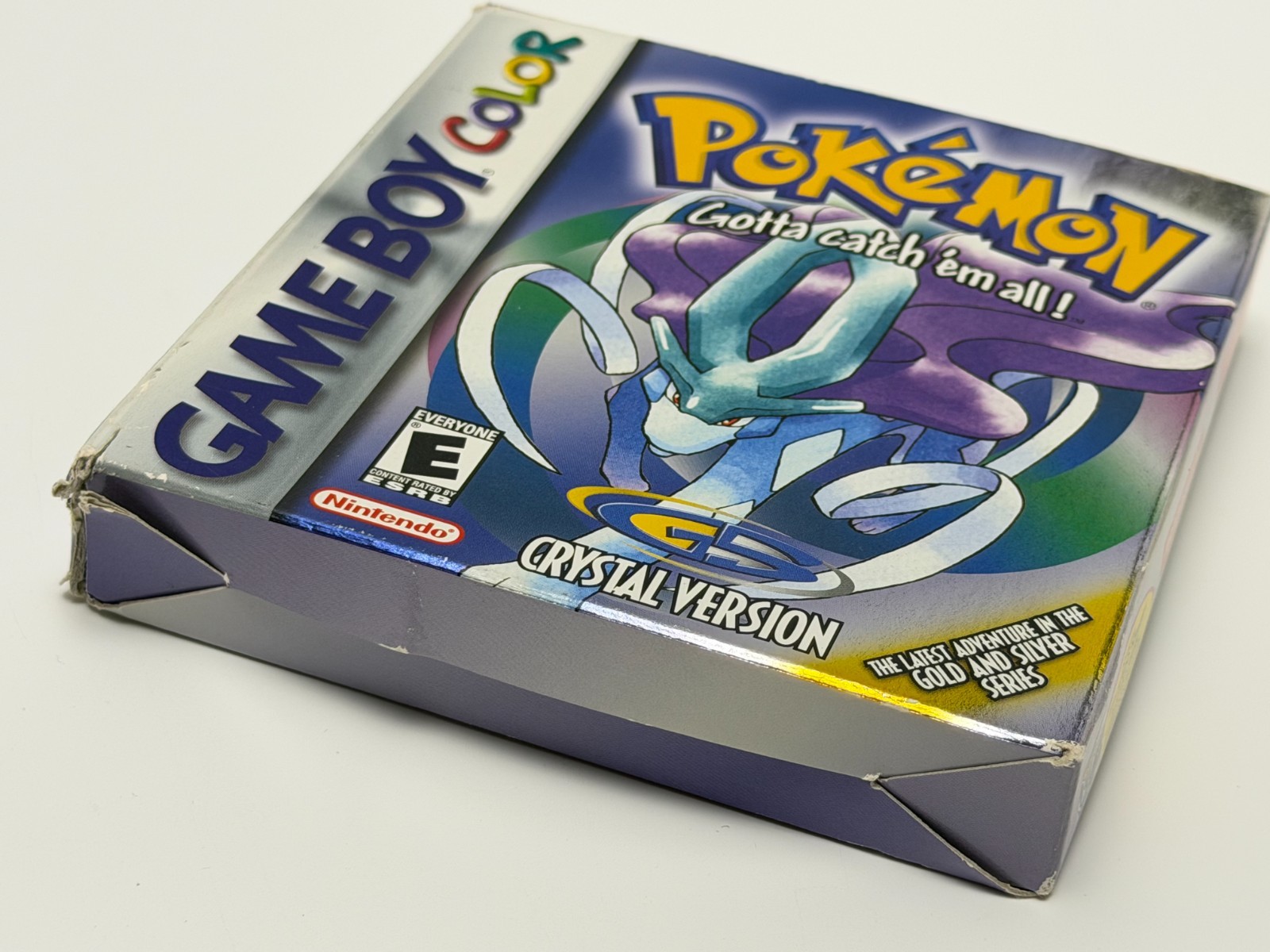 Pokemon Crystal Version (Nintendo Game Boy Color) Complete in se{ies ERROR Box