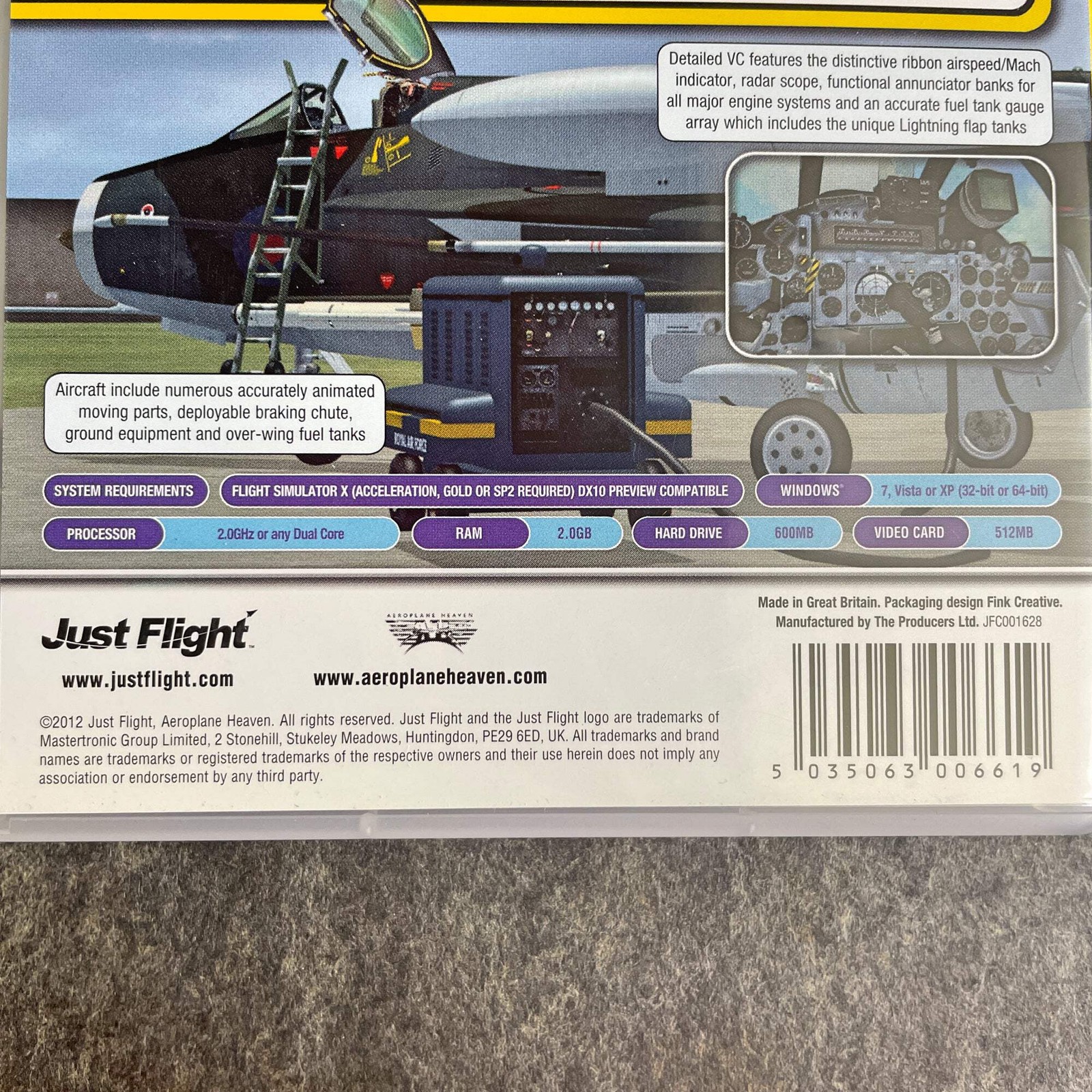 FSX Add-On Bundle x4 Spitfire Lightning Bell X-1 Dodosim 206 Helicopter PC
