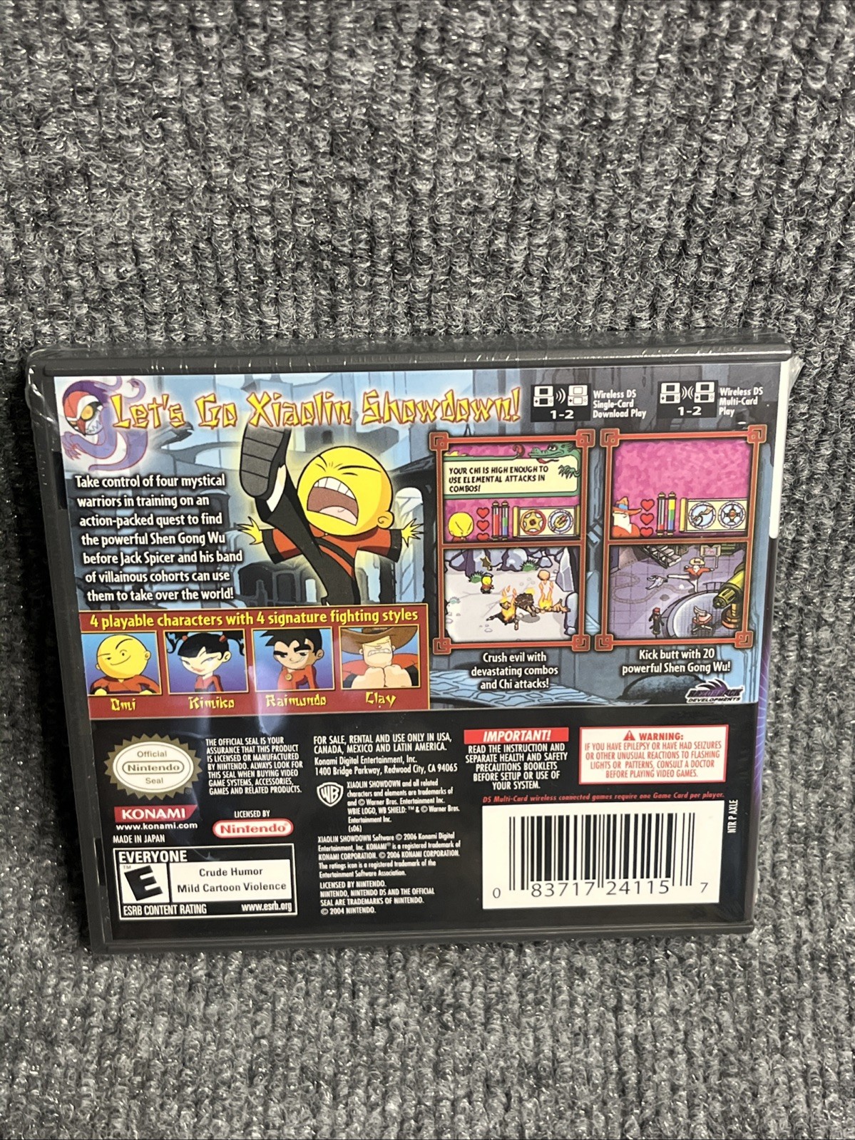 Xiaolin Showdown For Nintendo DS Brand New & Sealed