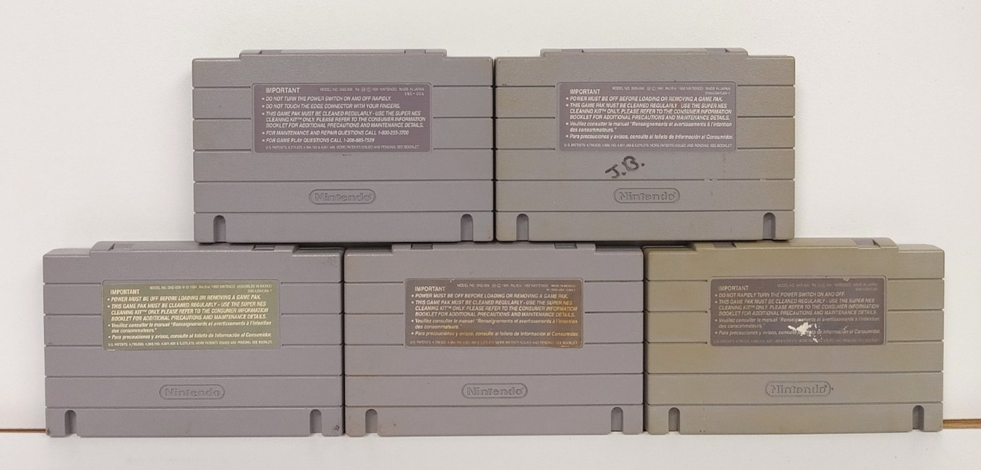 Used Nintendo SNES Console Bundle w/ 5 Games – Tested, Fully Functional! #2