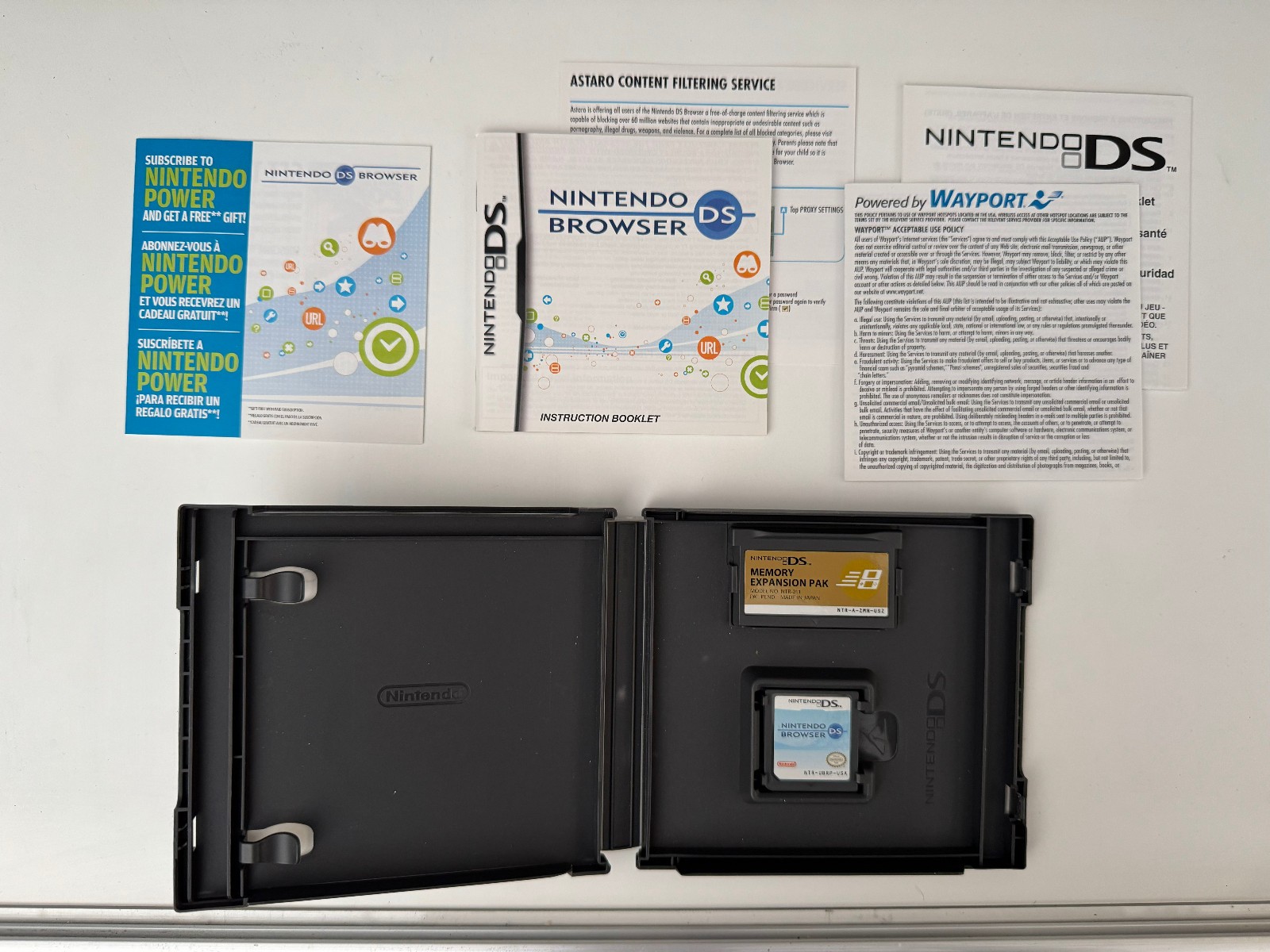 Nintendo DS Browser (Nintendo DS, 2007) Complete in Box CIB