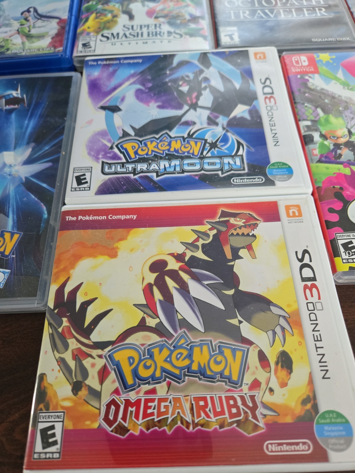 Video Game Empty Case Lot Pokemon, Arceus, Omega Ruby, Ultra Moon . Mixed