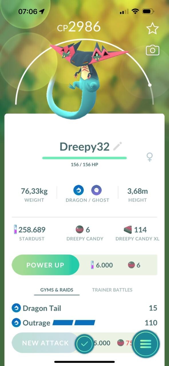Pokémon Go | Dragapult (Dreepy Evolution) | Trade 20K Stardust