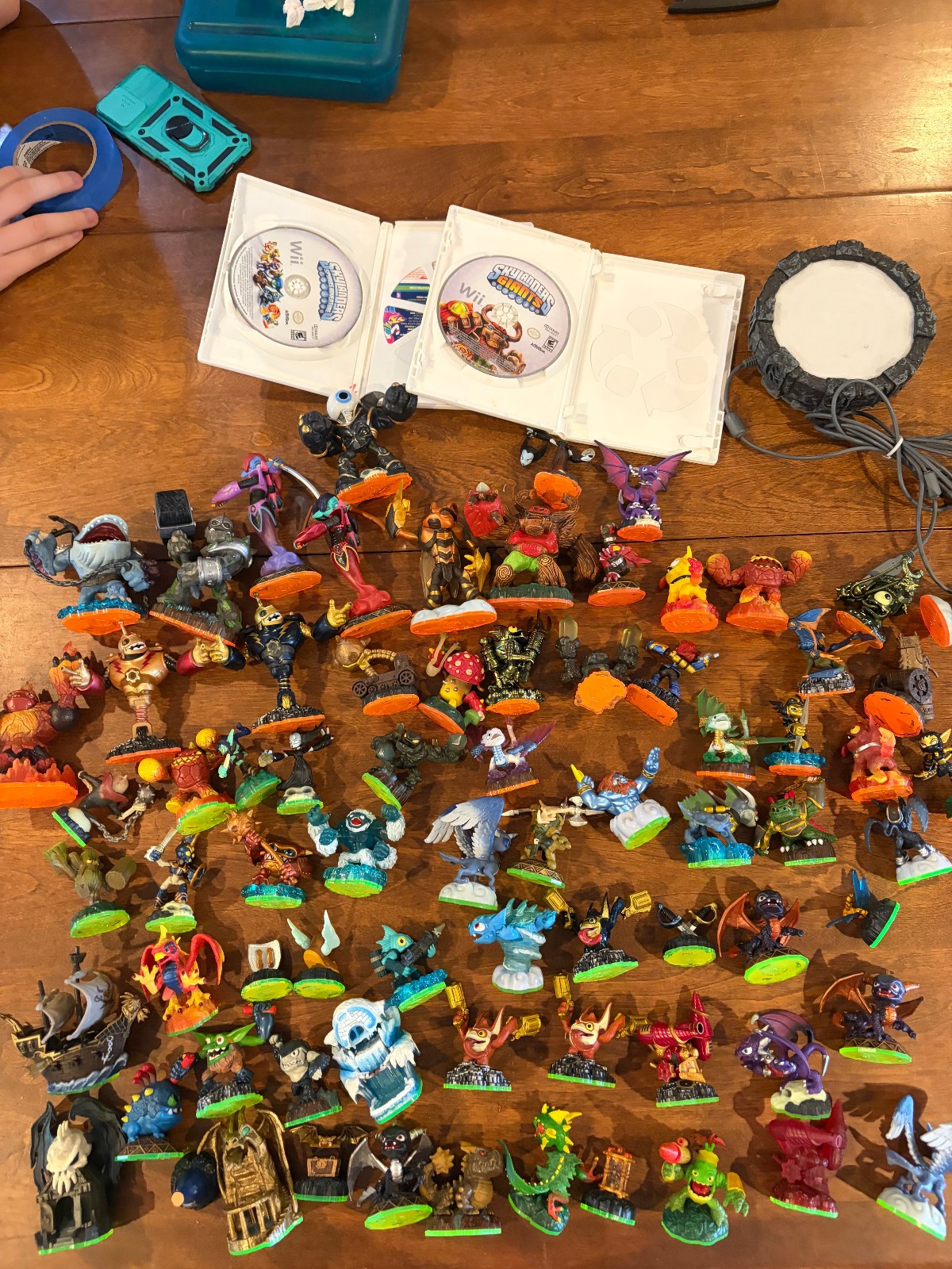 Skylanders Spyros Adventure and Skylanders Giants Games, Portal, and Figures Lot