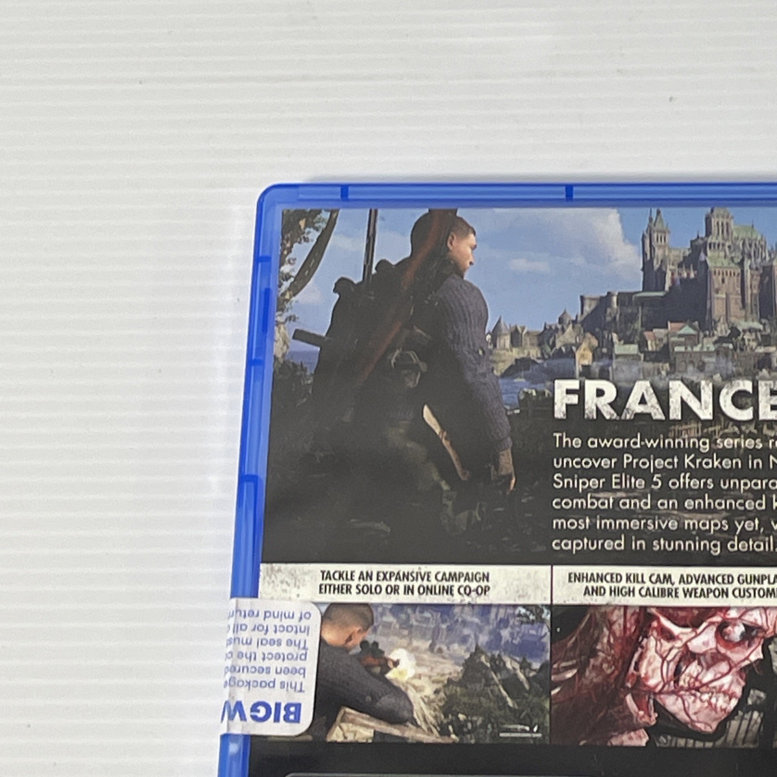 Sniper Elite 5 PS4 Playstation 4 Game PAL Version AU PS5 Upgrade Available VGC