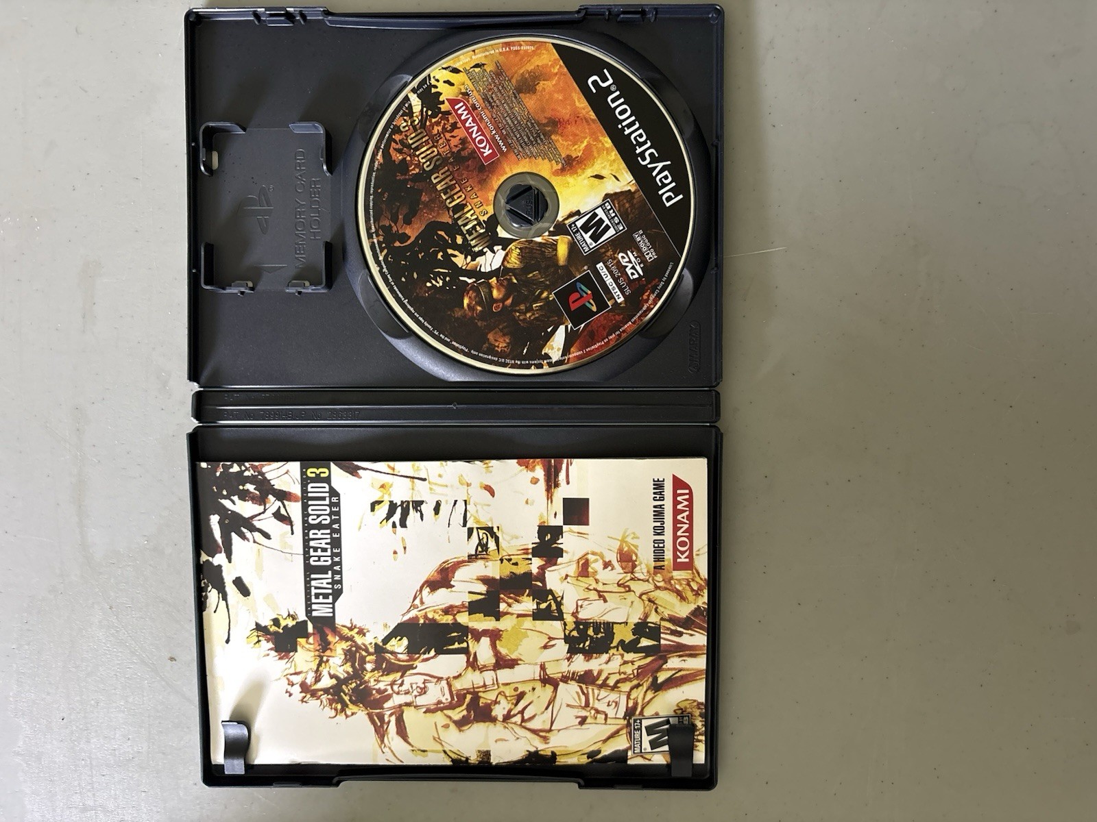 Konami Metal Gear Solid 3: Snake Eater Sony PlayStation 2 M NTSC-U/C