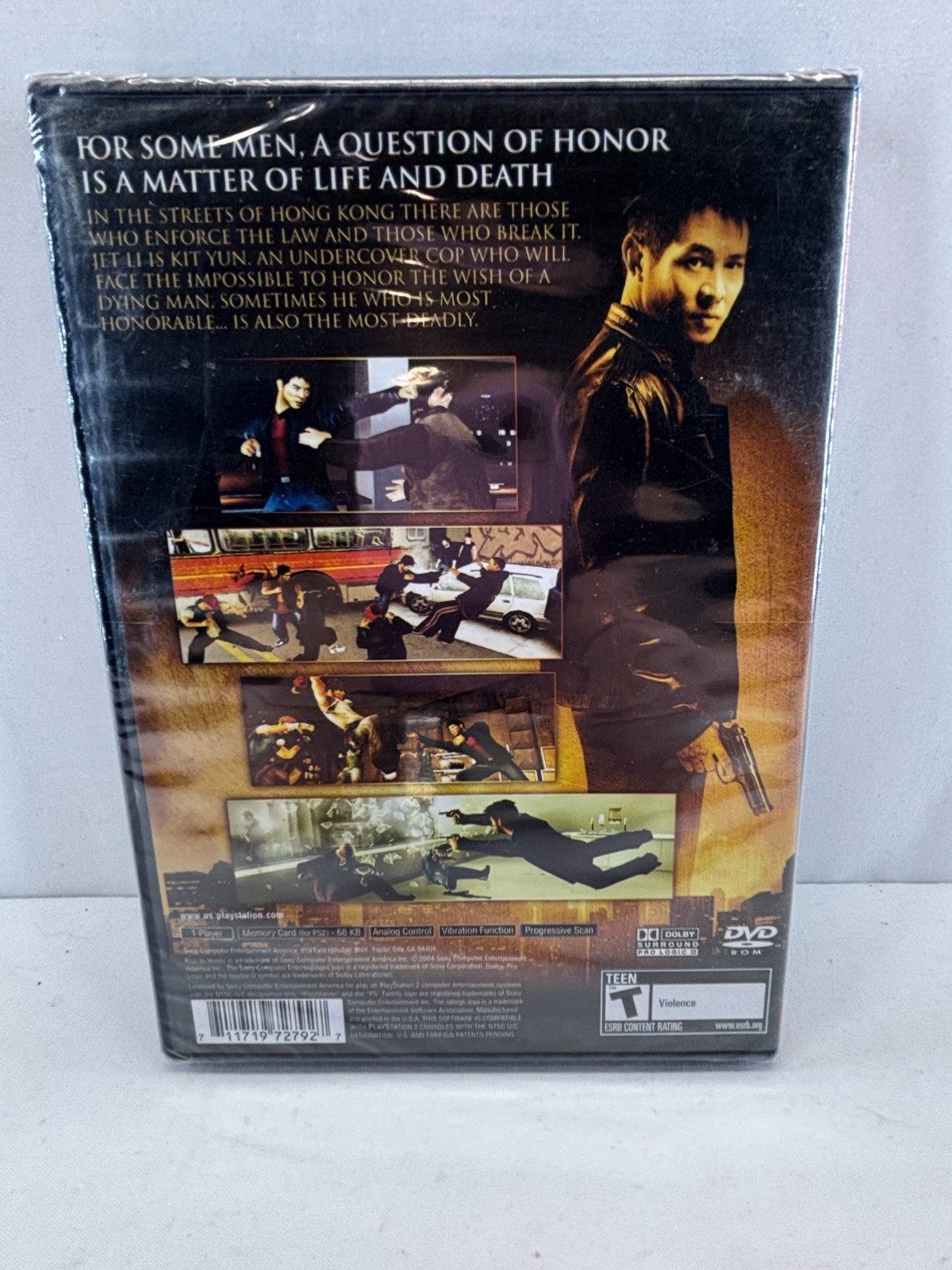 Jet Li Rise to Honor PS2 Greatest Hits Brand New Sealed Action Game Sony 2004