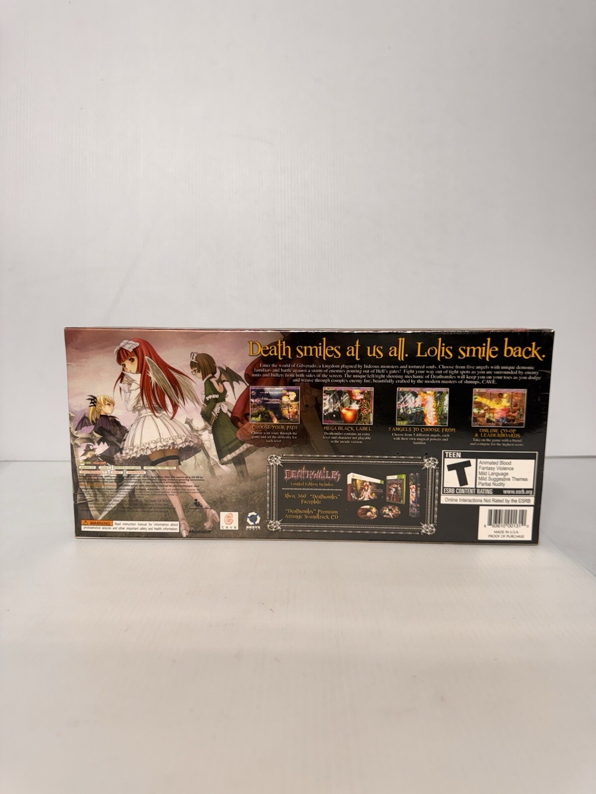 Deathsmiles — Limited Edition (Microsoft Xbox 360, 2010)