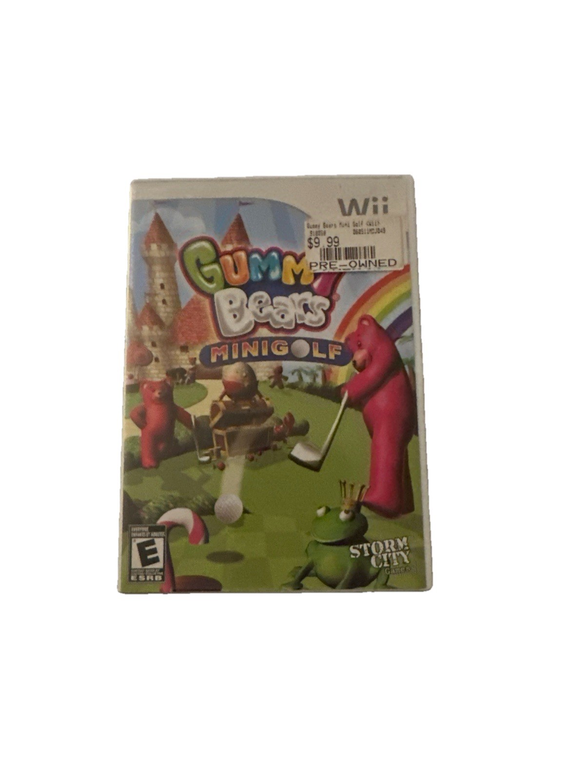 Nintendo Wii : Gummy Bears Mini Golf Storm City Games Instruction Book & Disc