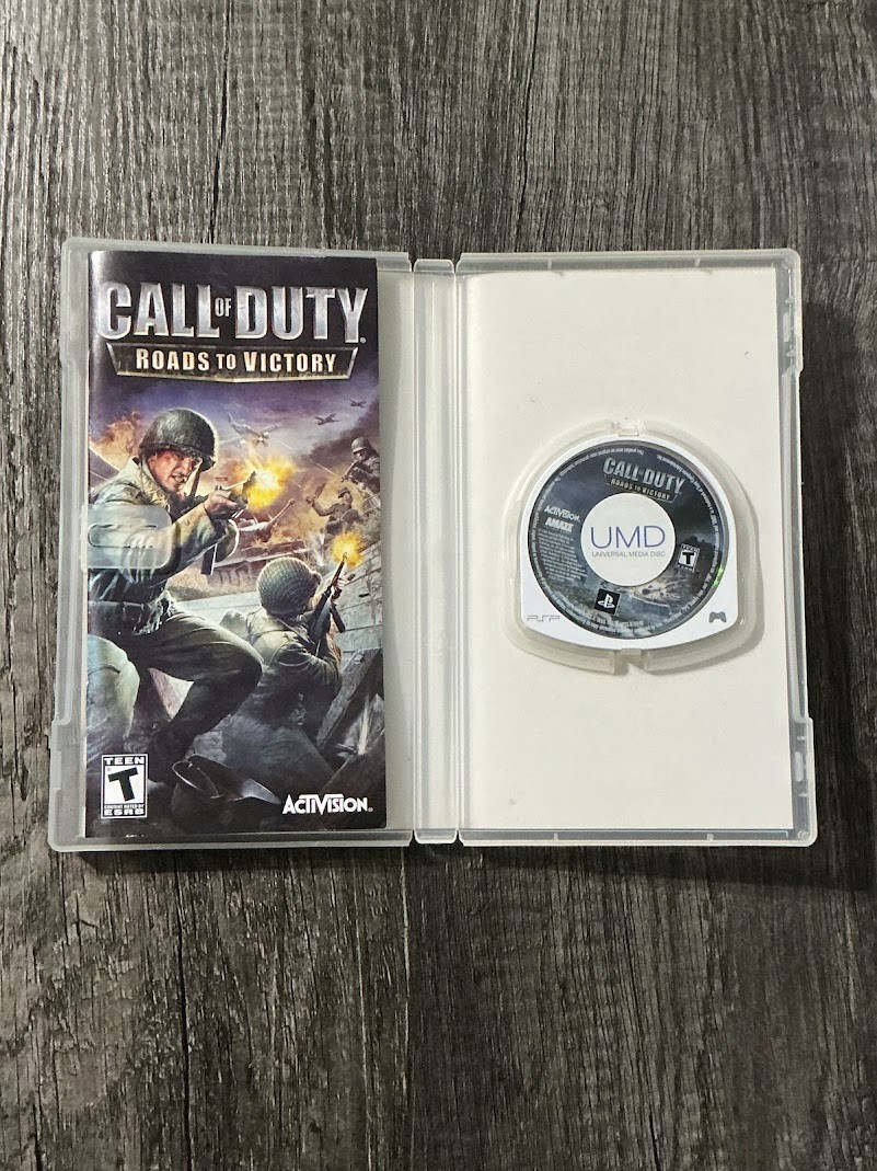 Call of Duty: Roads to Victory (Sony PSP, 2007) Complete In Box Tested & Working