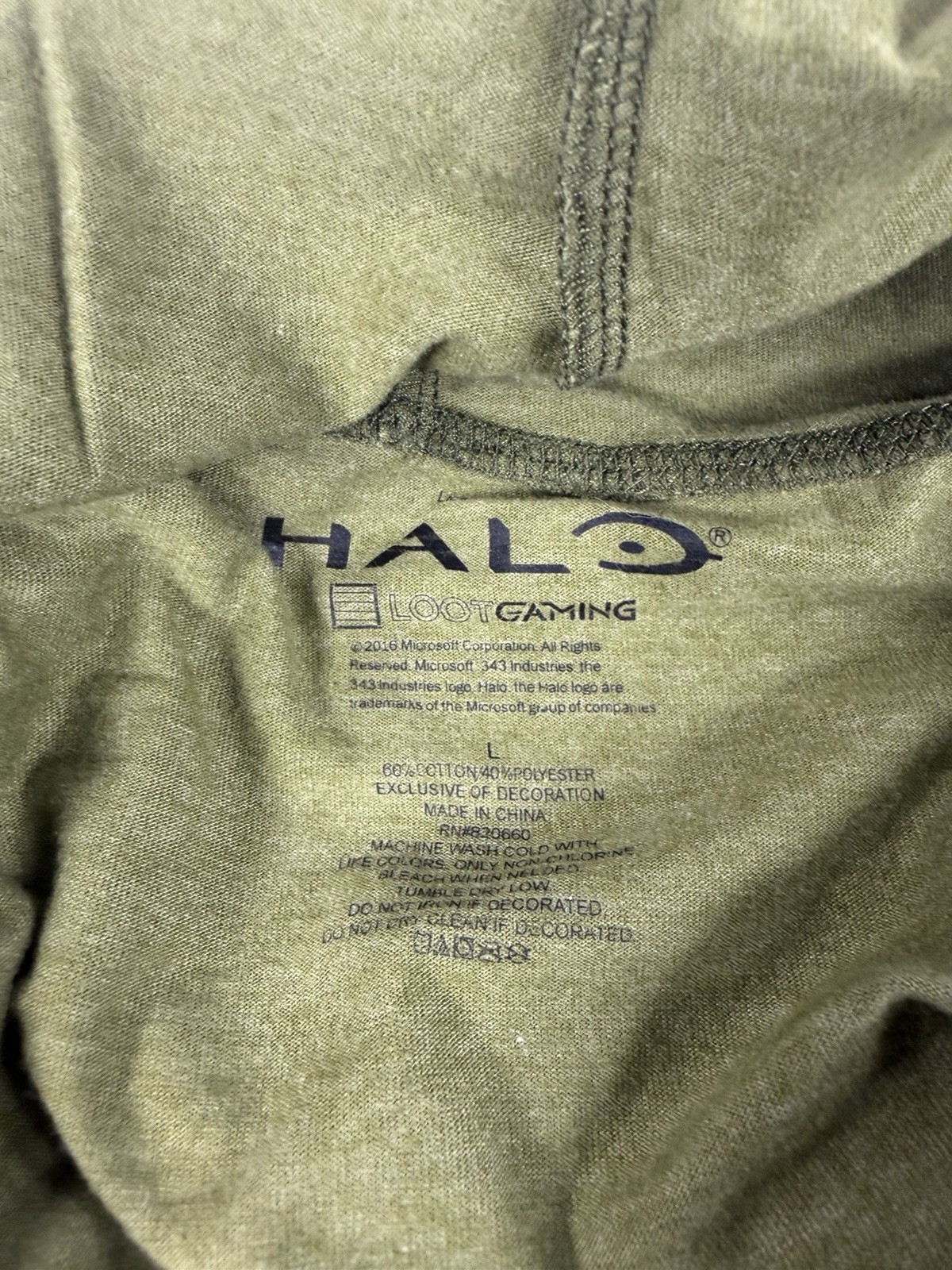 Halo Legendary Loot Crate SPARTAN INITIATION 100% Complete 1st Edition Hoodie L