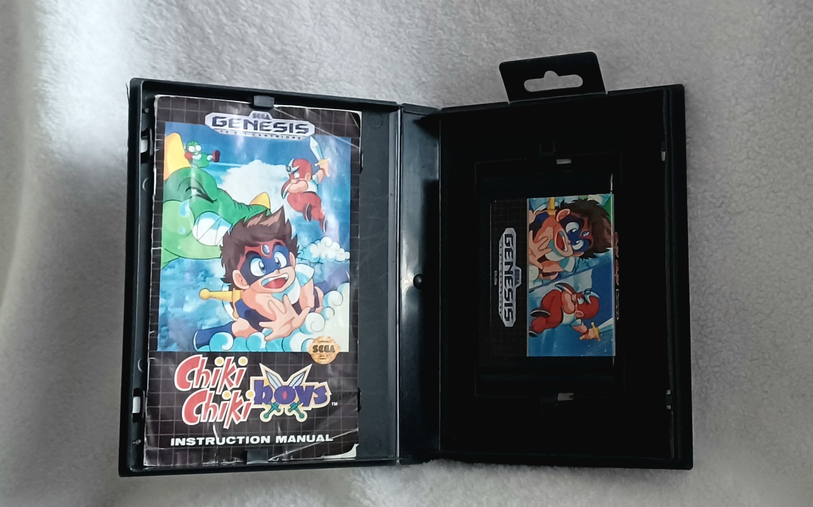 Chiki Chiki Boys Sega Genesis CIB Tested Authentic