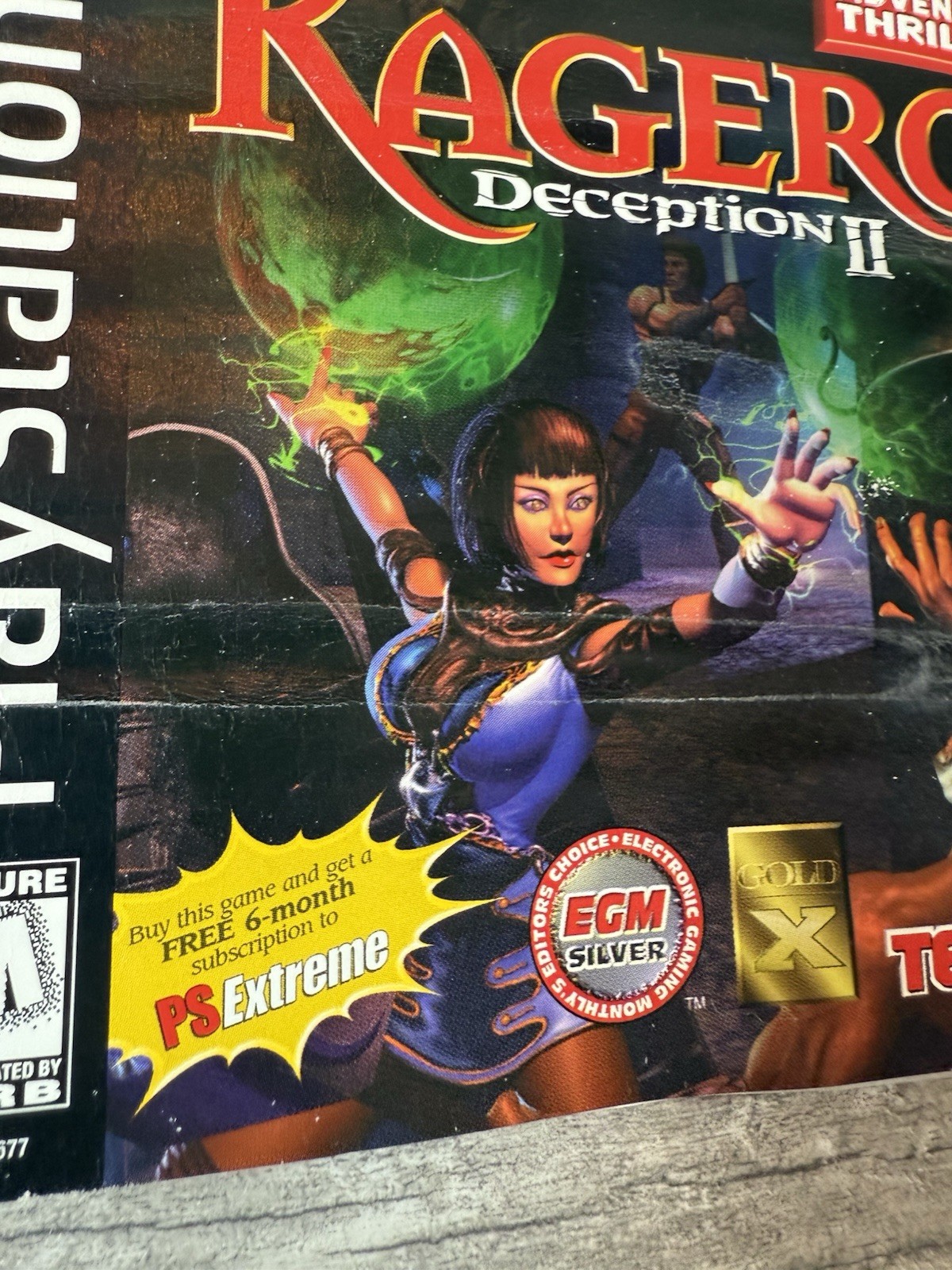 Kagero Deception II – Sony Playstation Authentic (WATER DAMAGE)