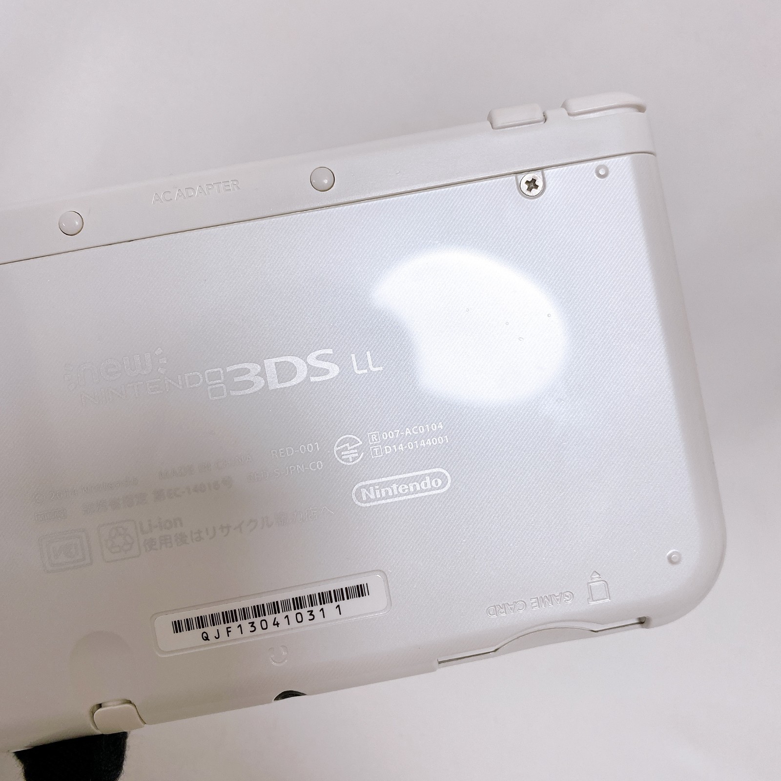 【Near Mint】New Nintendo 3DS XL LL Pearl White Console Stylus Japan Tested Rare