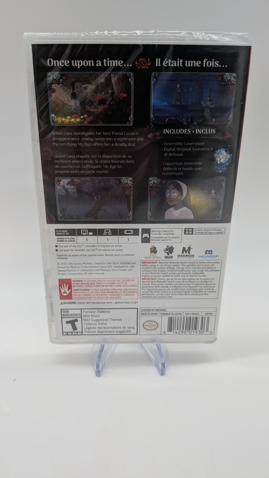 Bye Sweet Carole – Nintendo Switch Sealed!