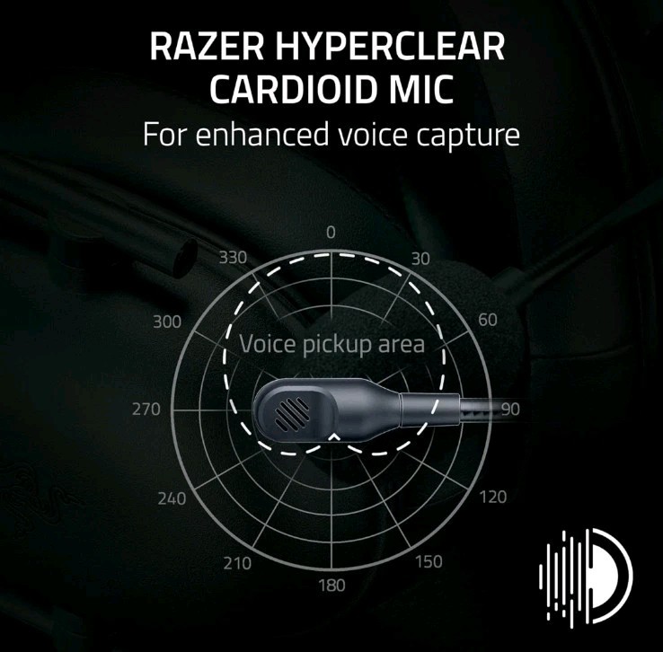 Razer BlackShark V2 X Gaming Headset Black Over-Ear PC PS4 PS5 Xbox Switch Open