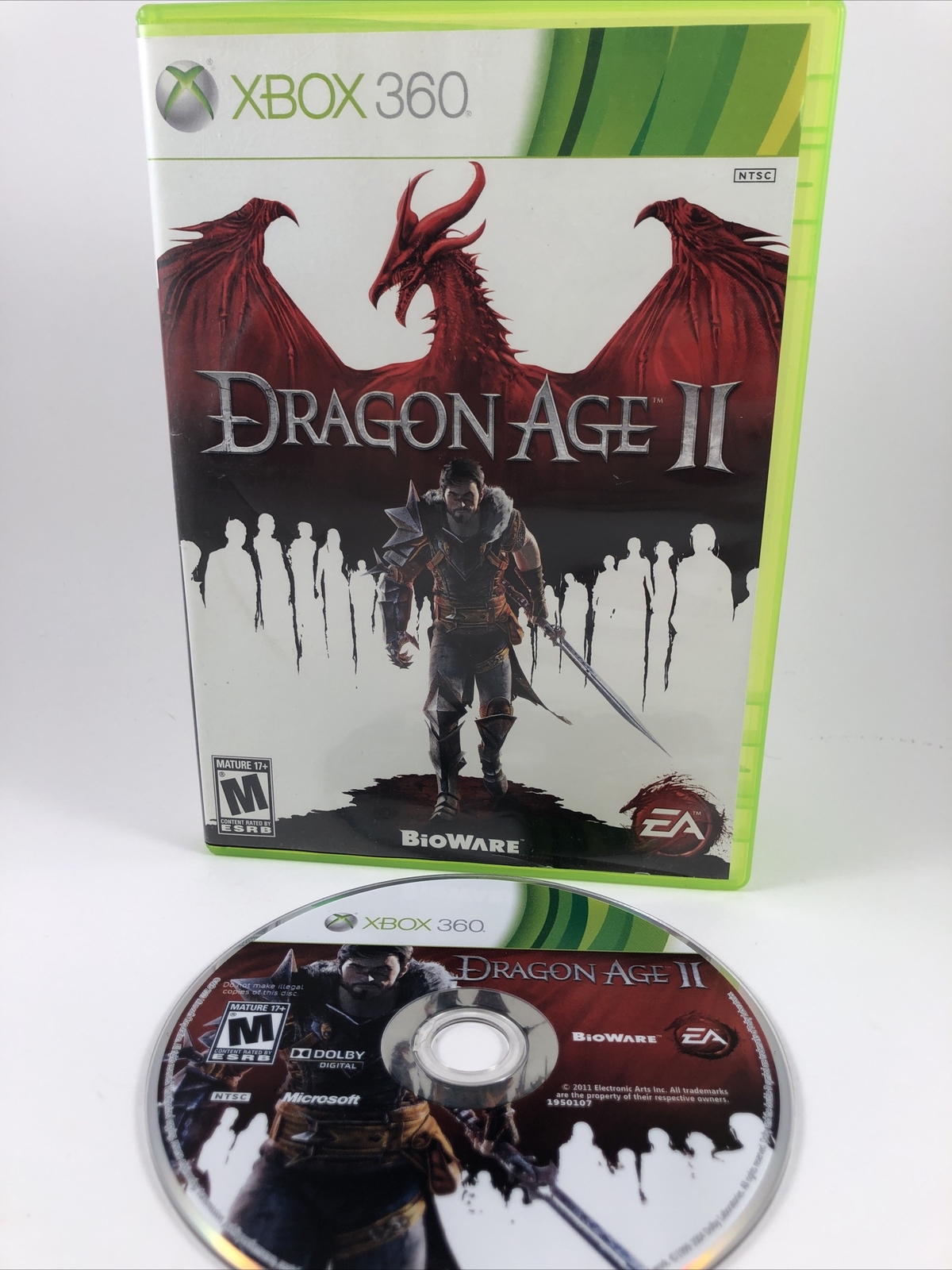 Dragon Age II 2 Xbox 360 No Manual!