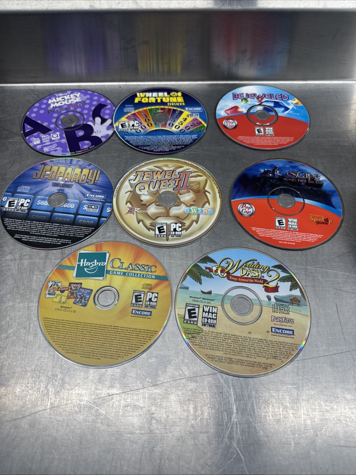 Assorted Lot Of 26 PC Games – No Boxes Clean Untested