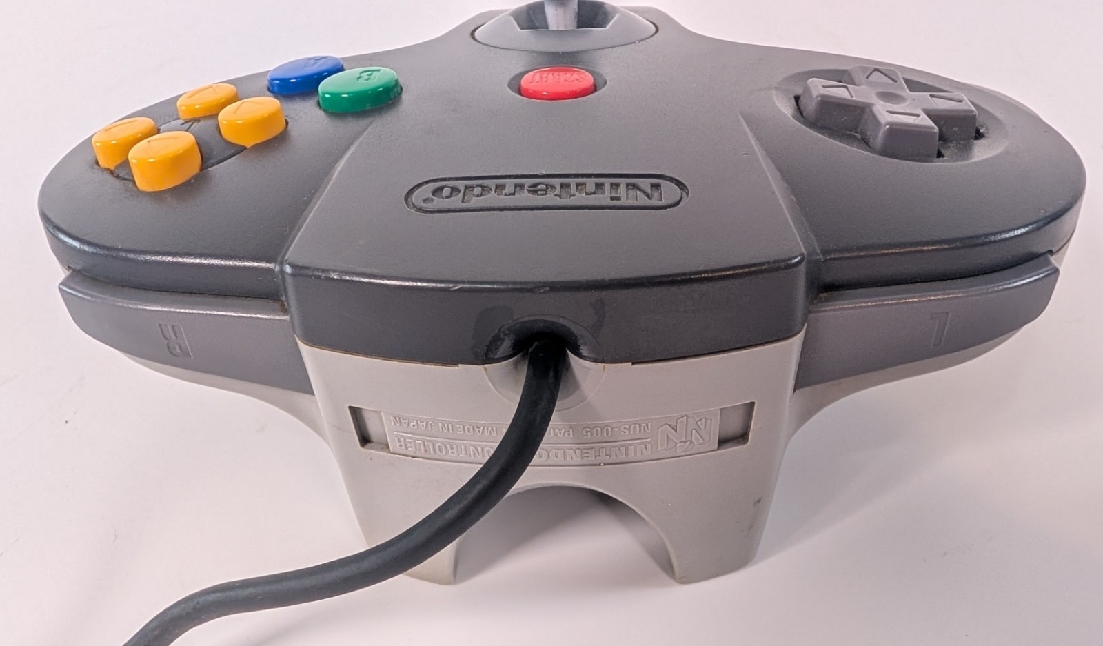 Nintendo 64 Controller Black And Gray OEM NUS-005 – Tested