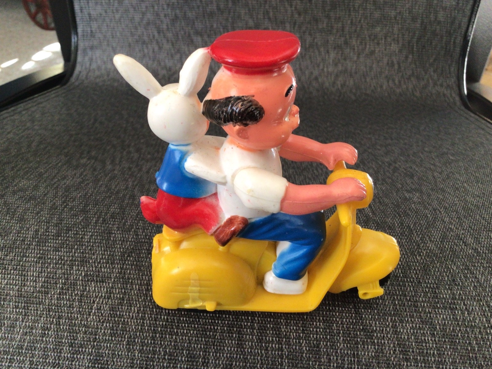 KNOCK OFF MARIO BROTHERS MARIO WITH RABIT ON A VESPA SCOOTER MADE IN HONG KONG