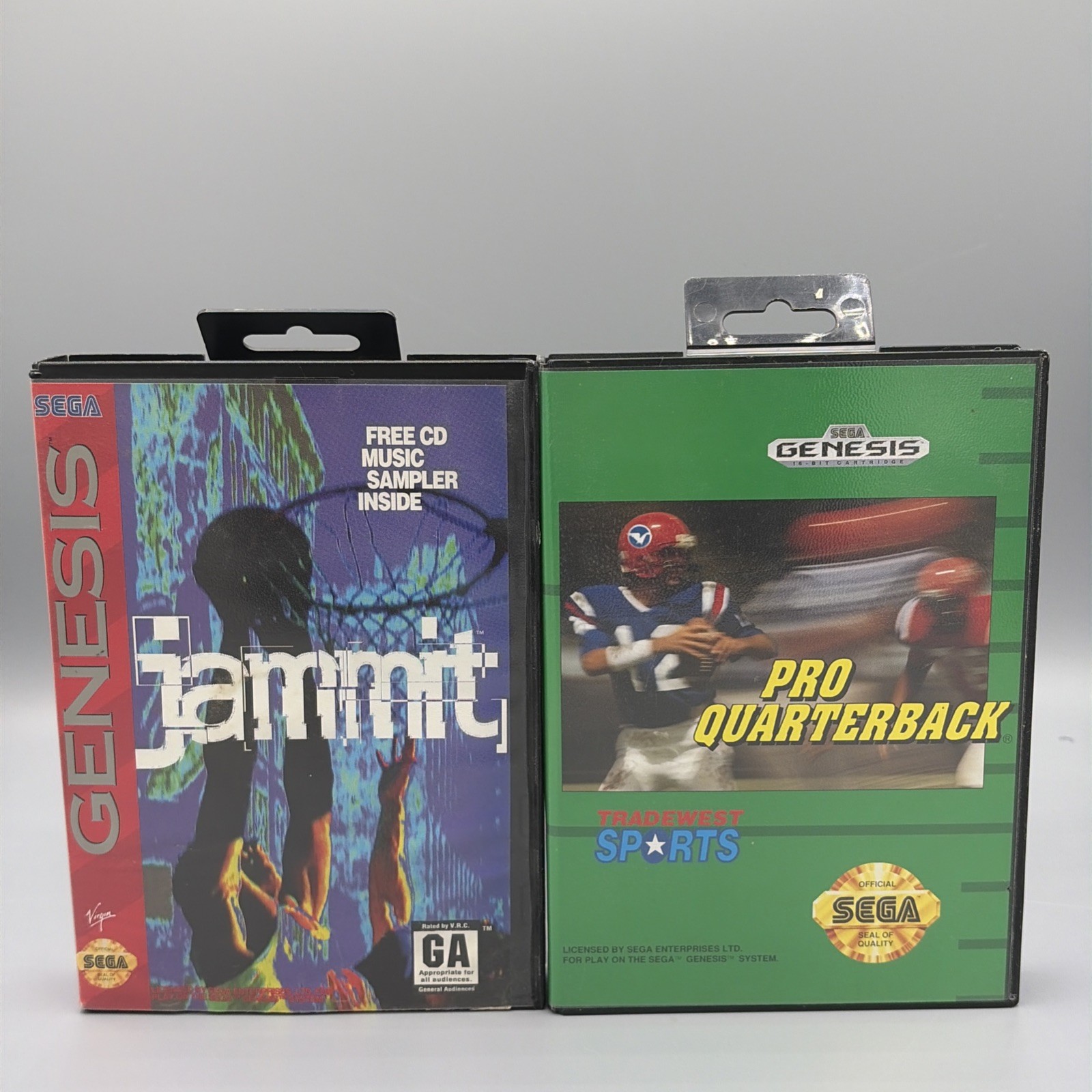 Tested✅ Sega Genesis OEM Console Bundle Model MK-1631 W/ 6 Games, 2 Controllers
