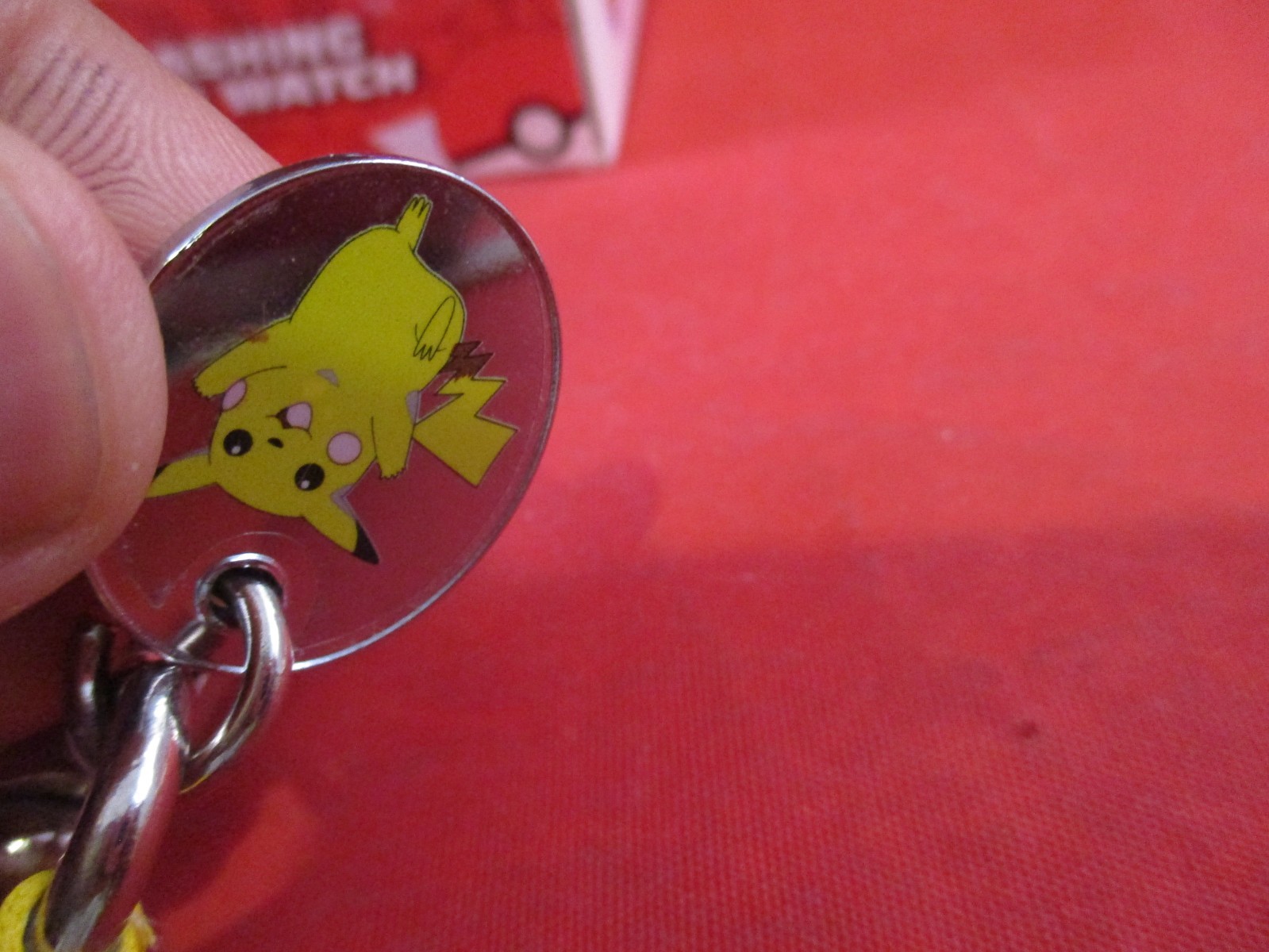 Pokemon Pikachu Trendmasters 1998 Promotional Watch Backpack Clip Watch Nintendo