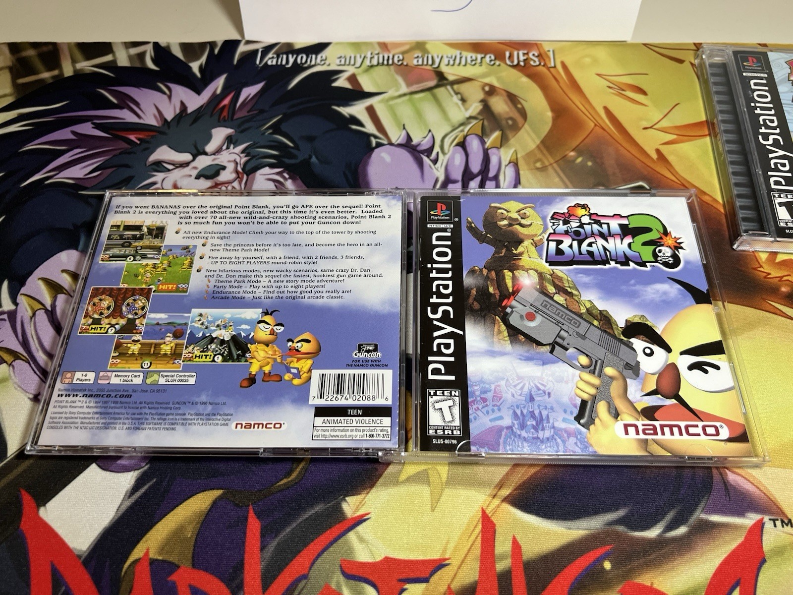Point Blank Collection 1 2 3 & DS (Sony PlayStation 1) CIB Complete Time Crisis