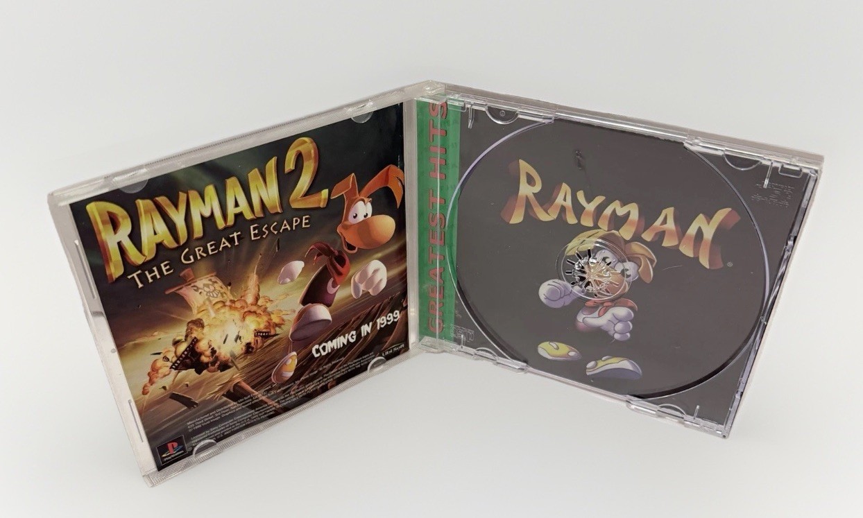Rayman Sony PlayStation 1998 CASE ONLY with Manual NO CD READ