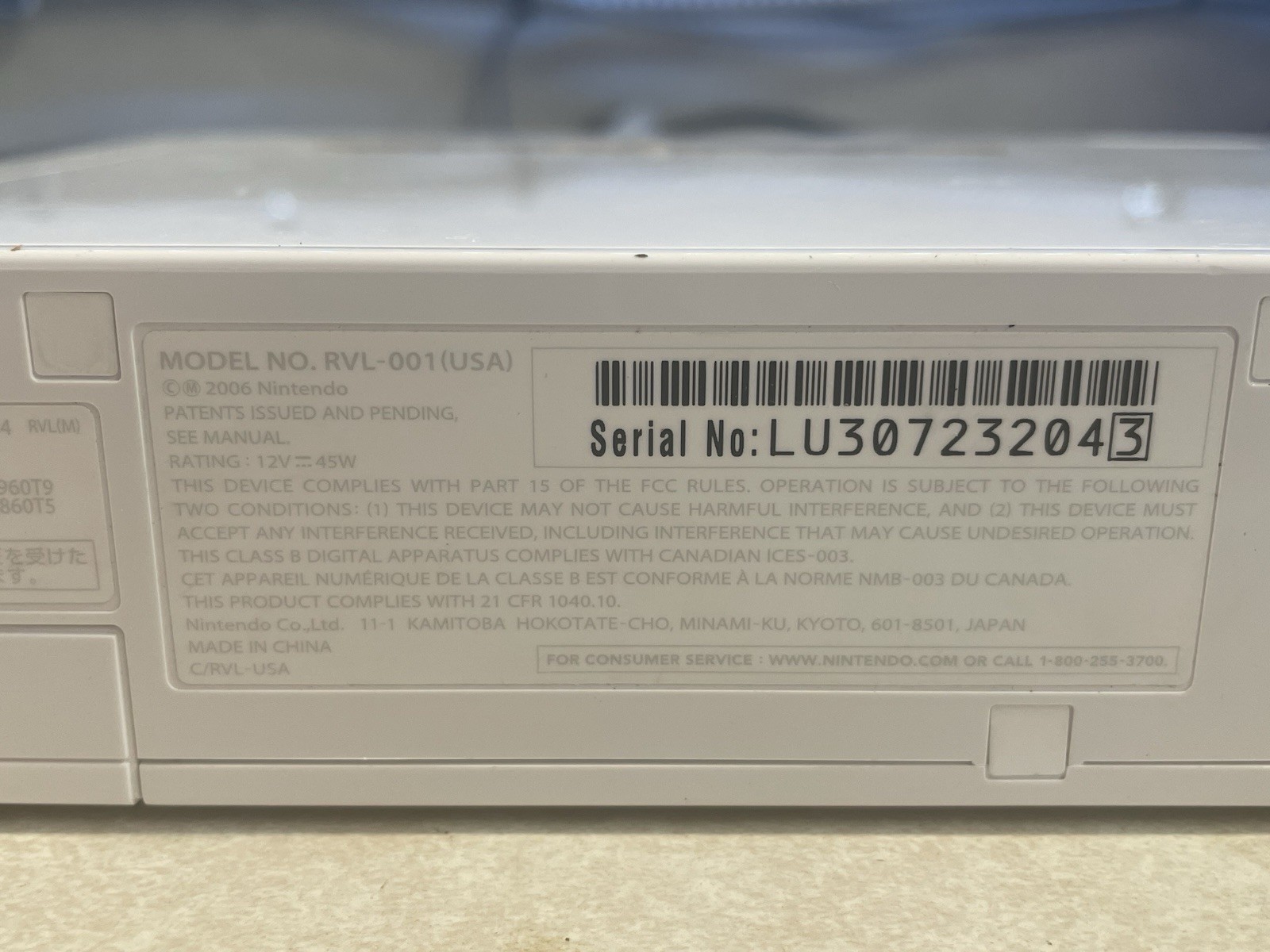 Nintendo Wii 512Mb Console – White- Console Only-READ DETAILS