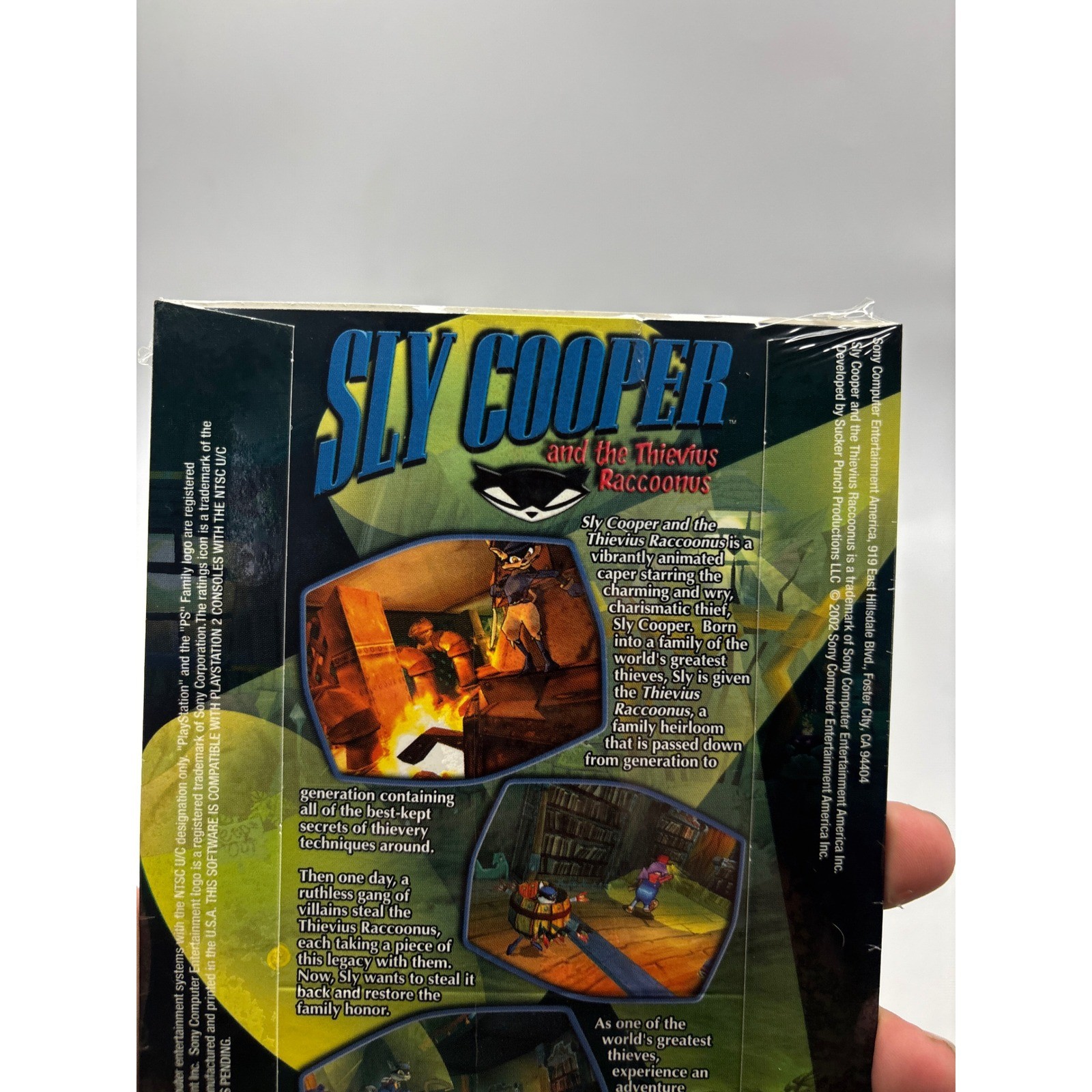Sly Cooper and the Thievius Raccoonus PS2 Not For Resale Promo Sealed SCUS-97210