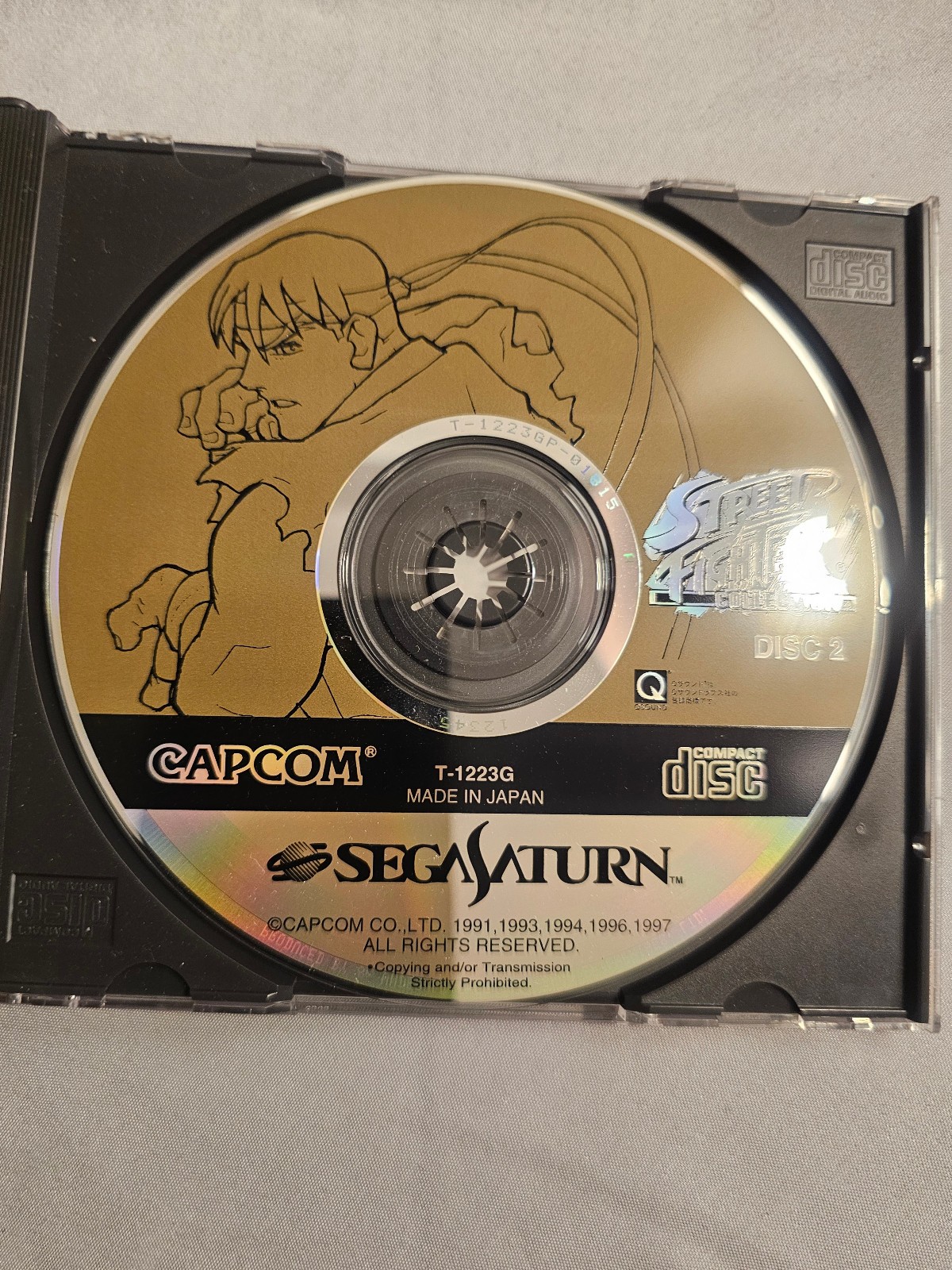 Street Fighter Collection SEGA Saturn JPN CIB with Manual