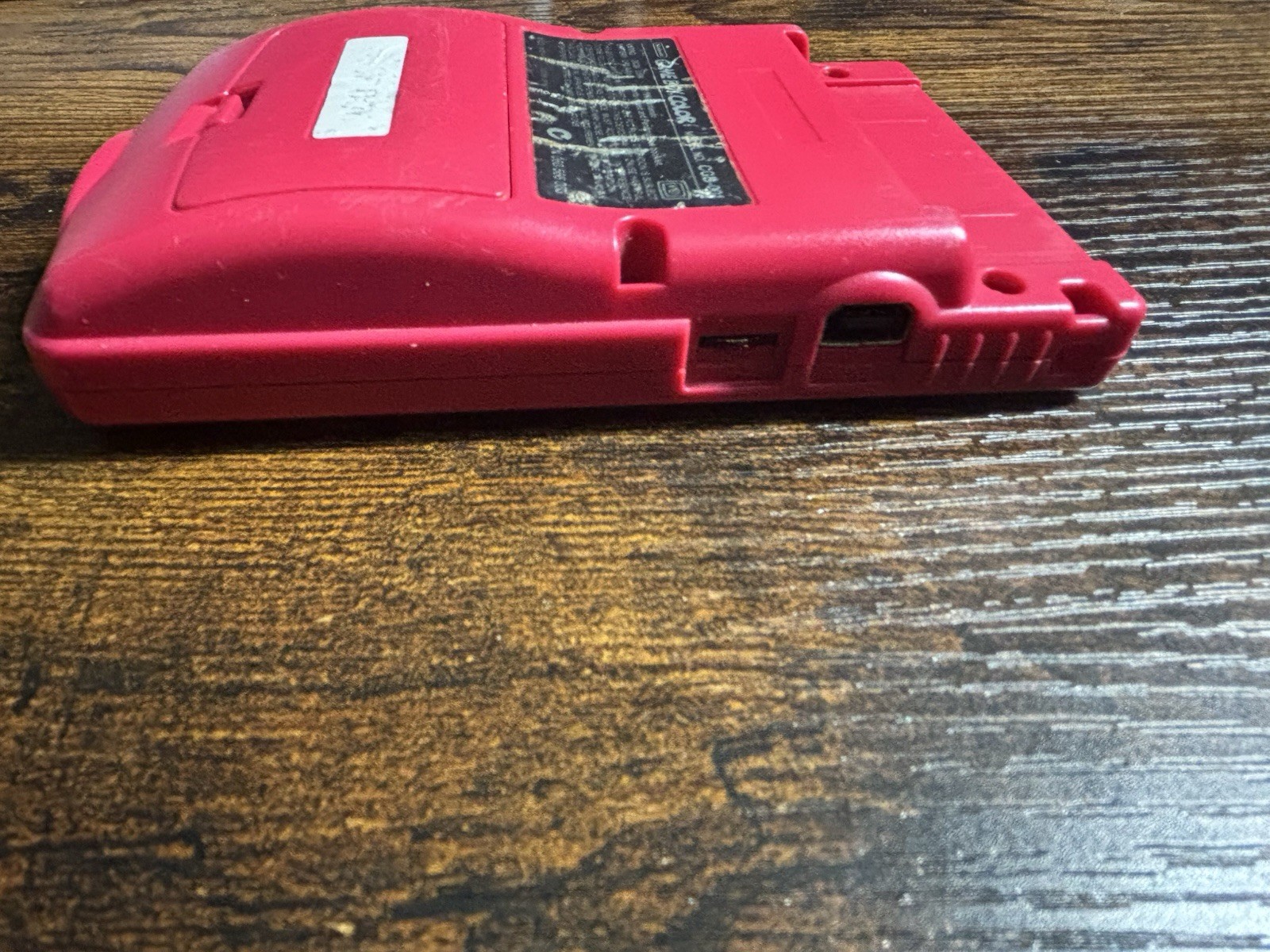 Nintendo Game Boy Color Berry Pink Handheld System CGB-001 – With Battery Cover!