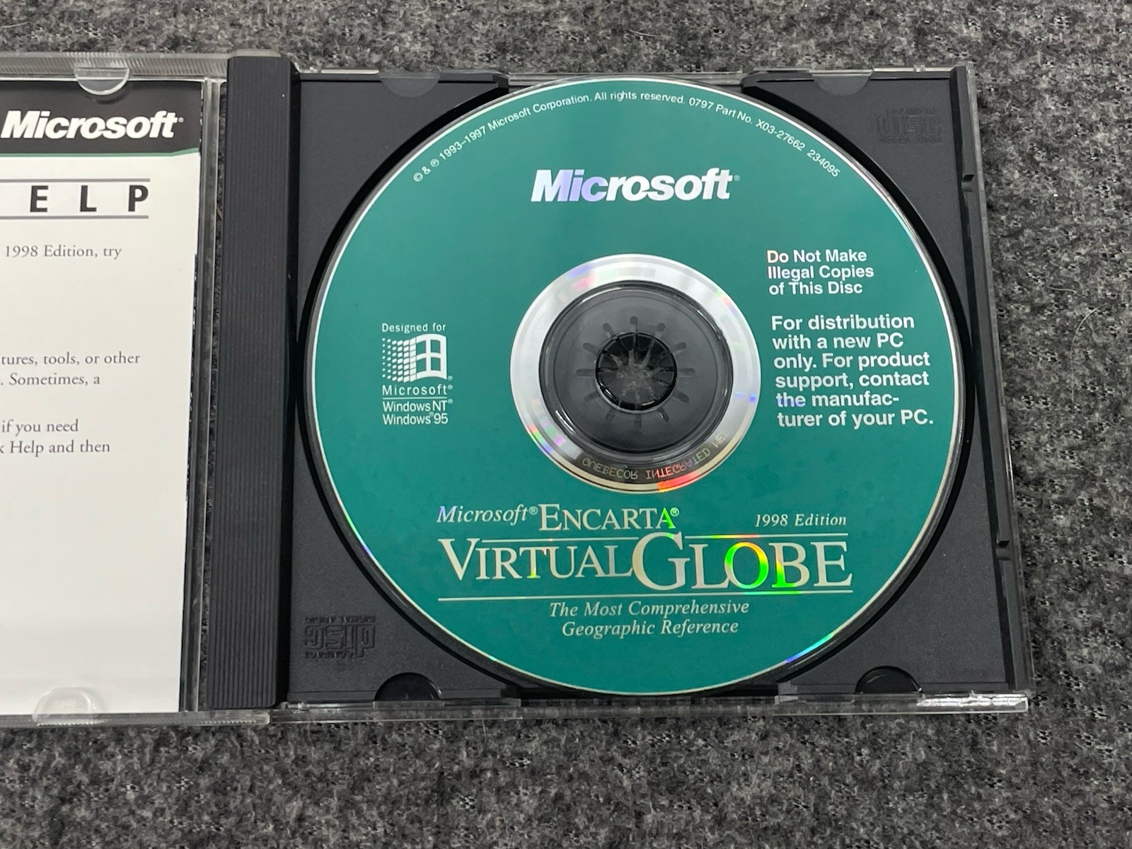 Vintage PC Lot of 7 Windows Software, CD-ROM Windows 95/98/XP
