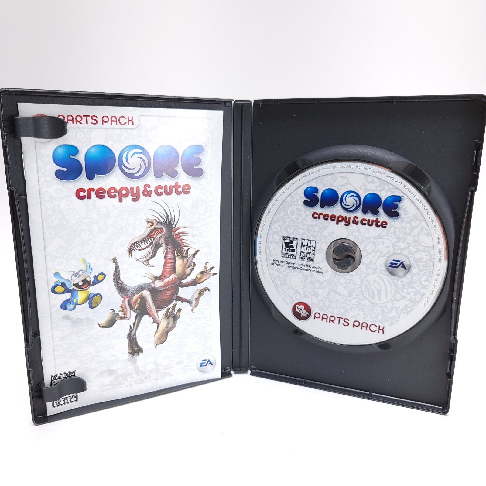 Spore Software Lot Galactic Adventures, Creature Creator, Creepy & Cure PC/Mac