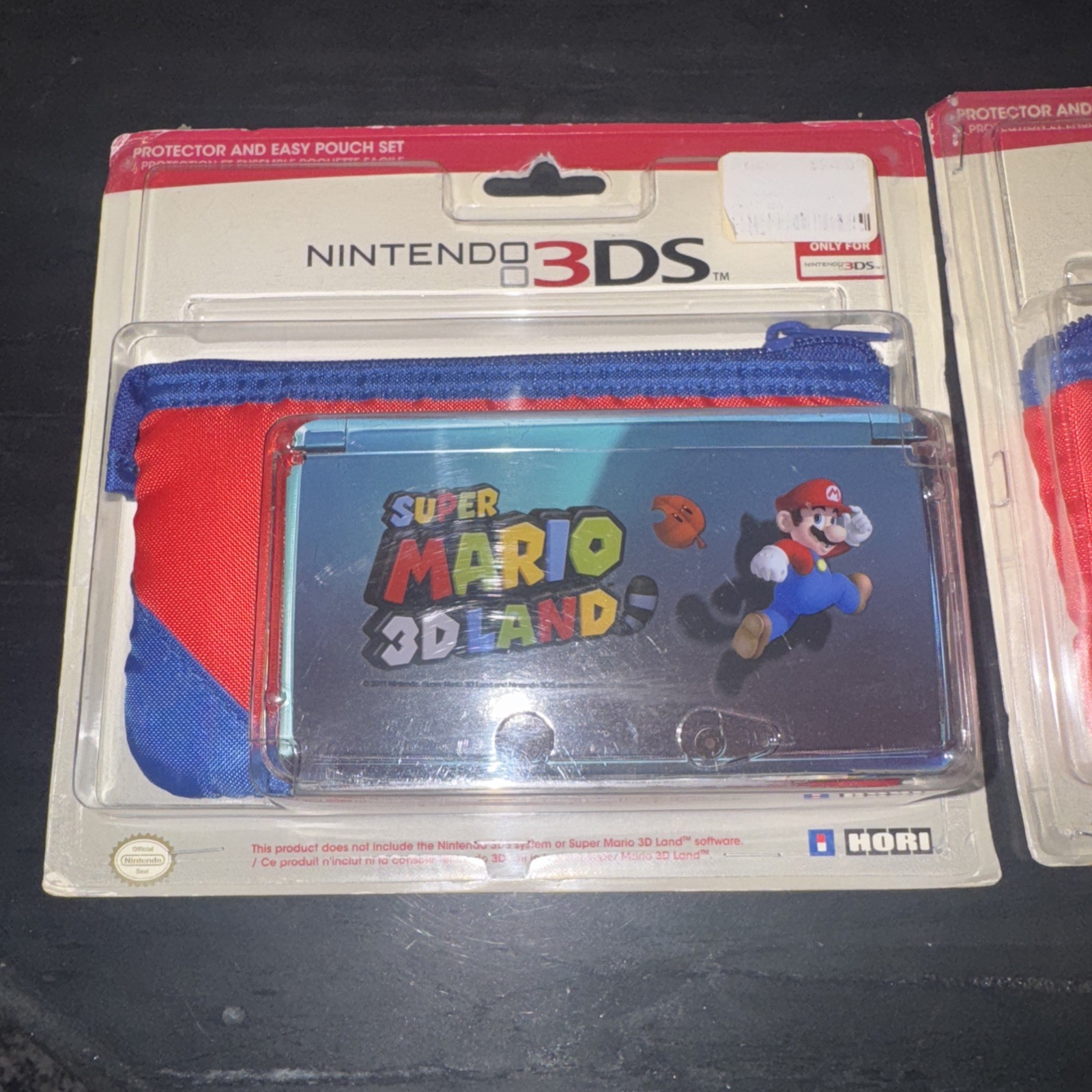 Nintendo 3DS Super Mario 3-D Land ￼Protector & Easy Pouch Set Hori 3DS