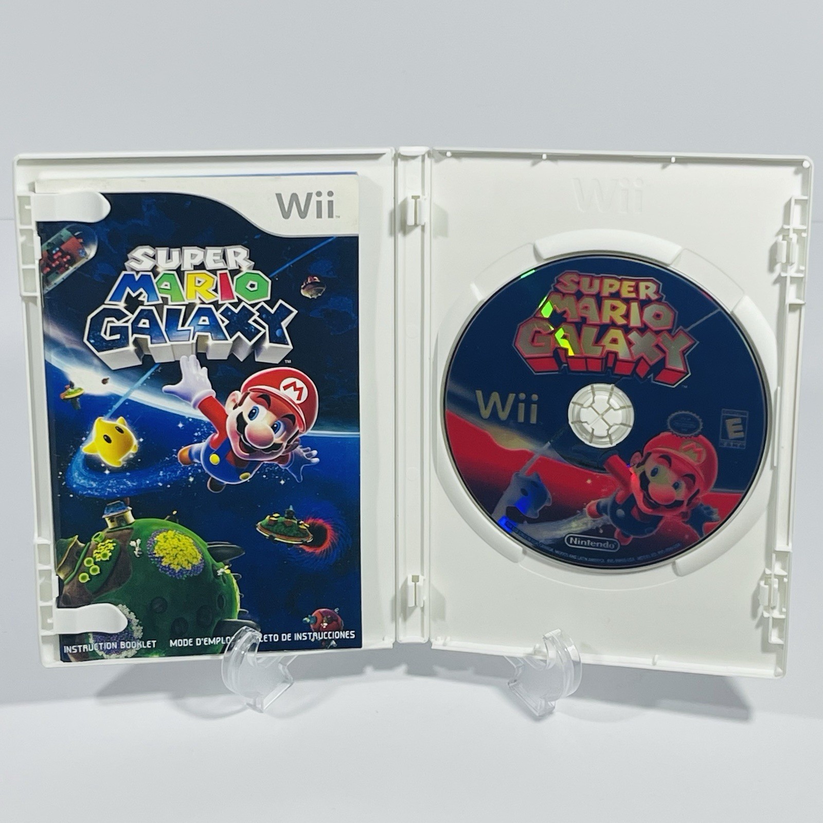 Super Mario Galaxy (Nintendo Wii, 2007) Complete In Box