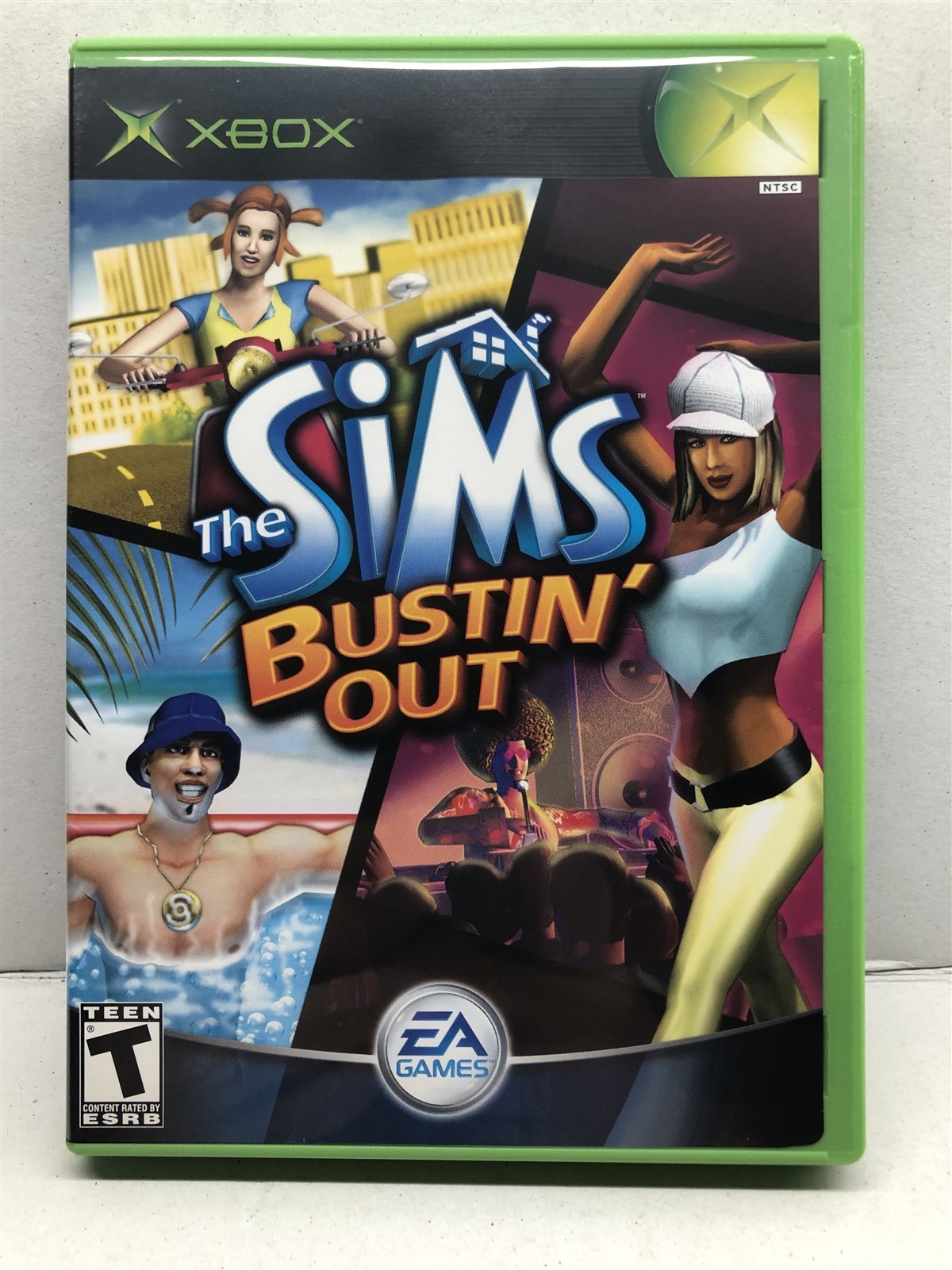 Sims Bustin’ Out (Microsoft Xbox, 2003) Complete Tested Working – Free Ship